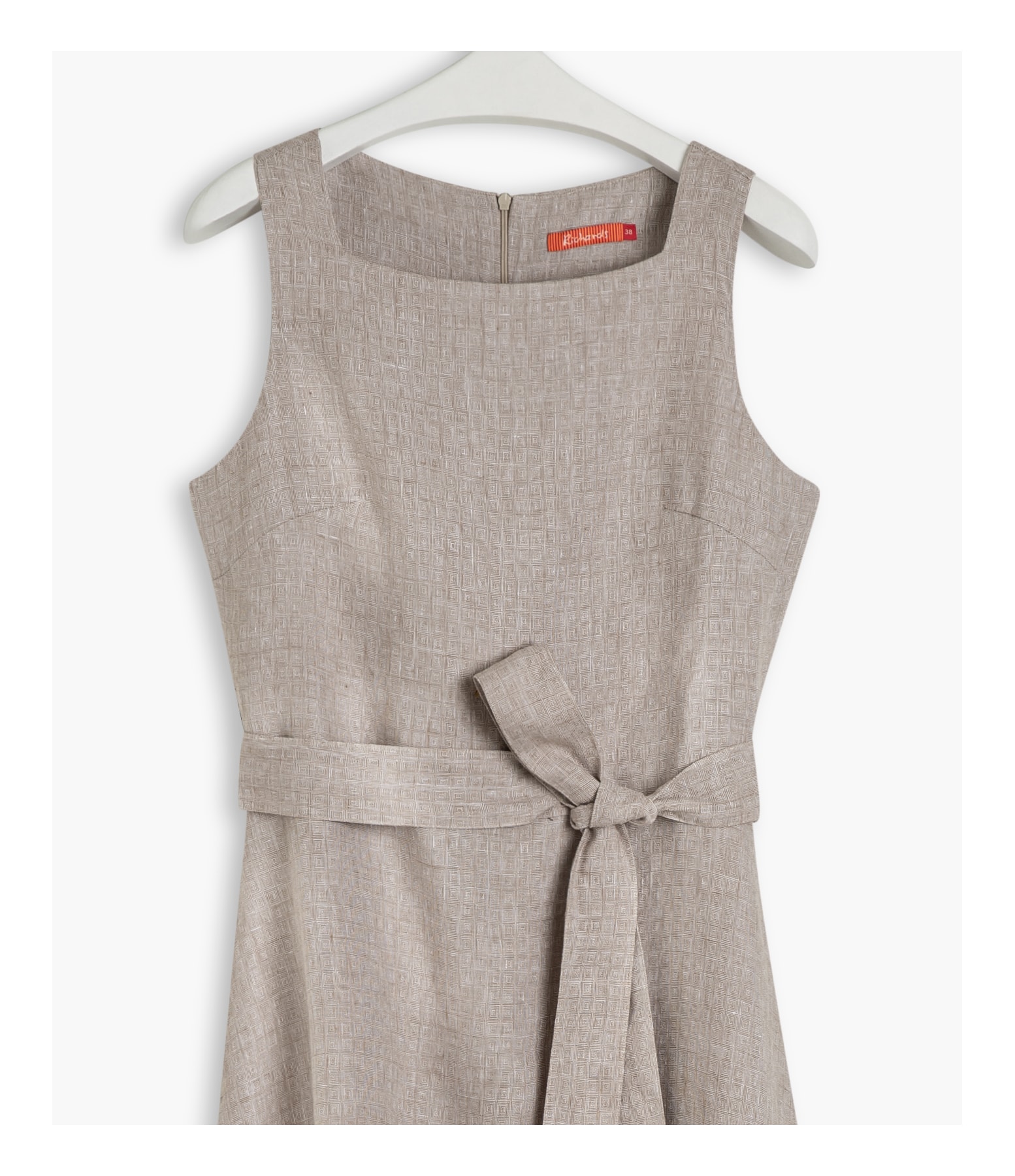 Vestido  Puro Linho  Íris Caqui