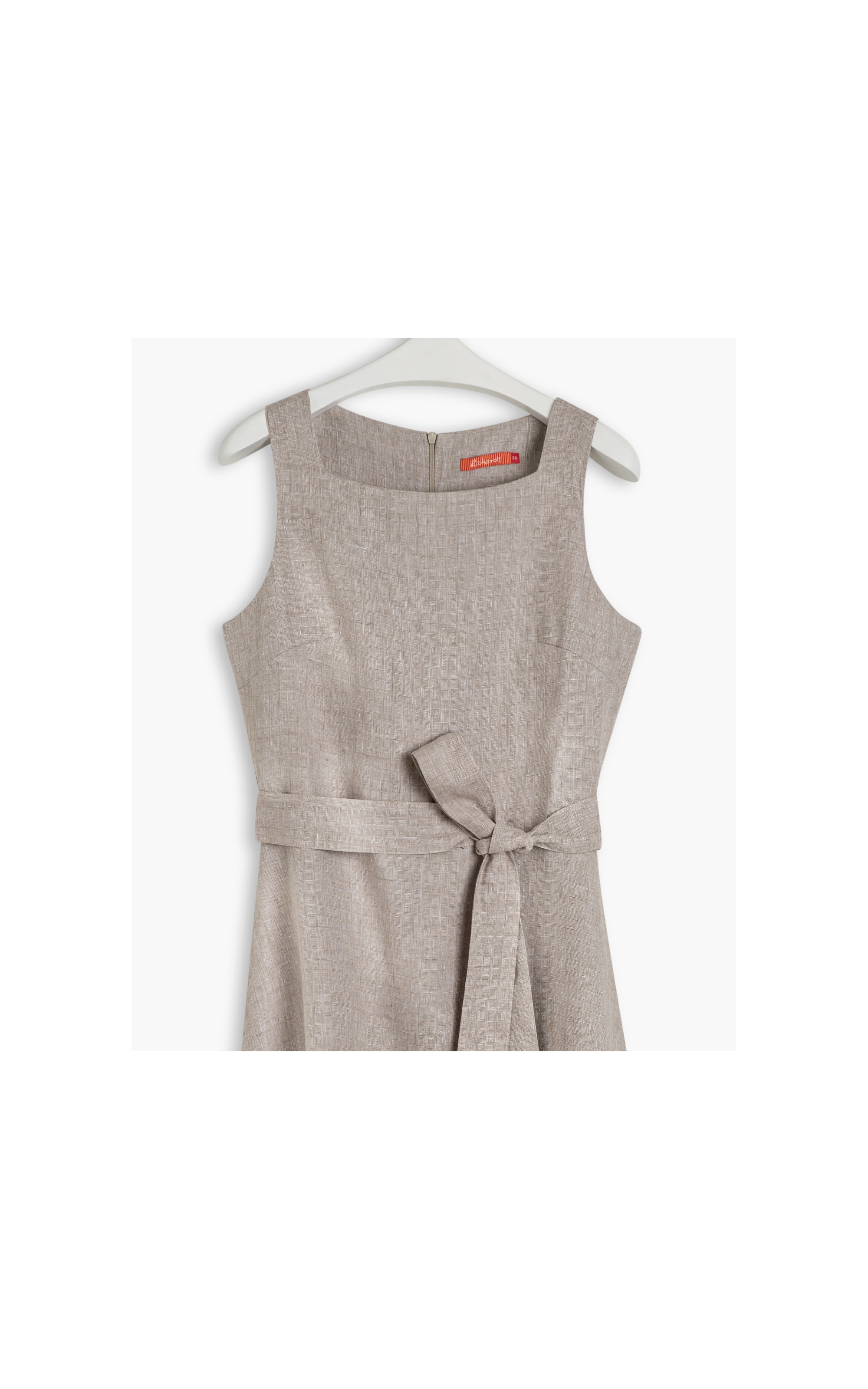 Vestido  Puro Linho  Íris Caqui