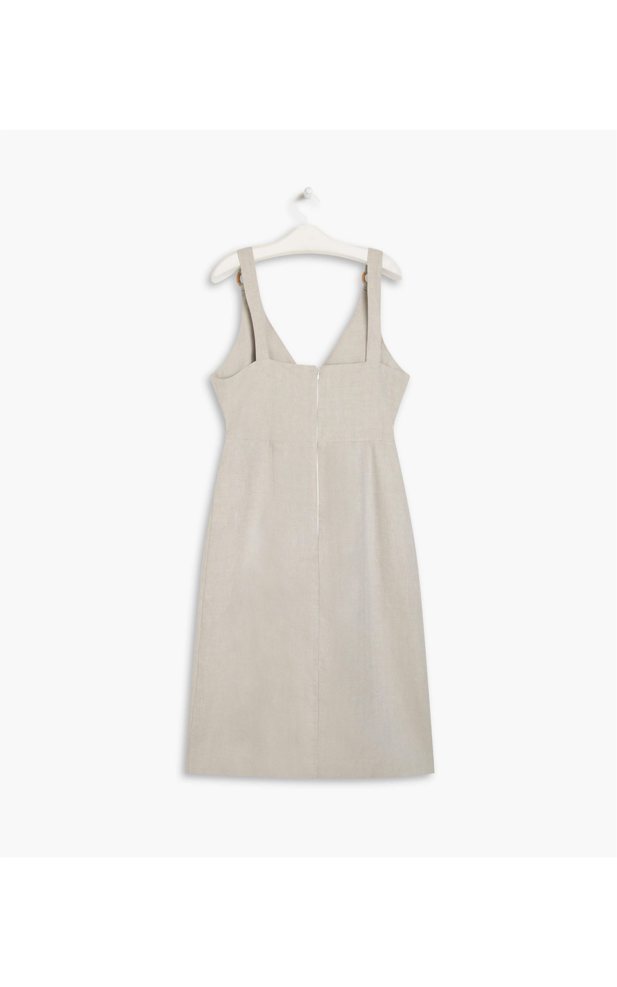Vestido  Puro Linho  Maru Gelo