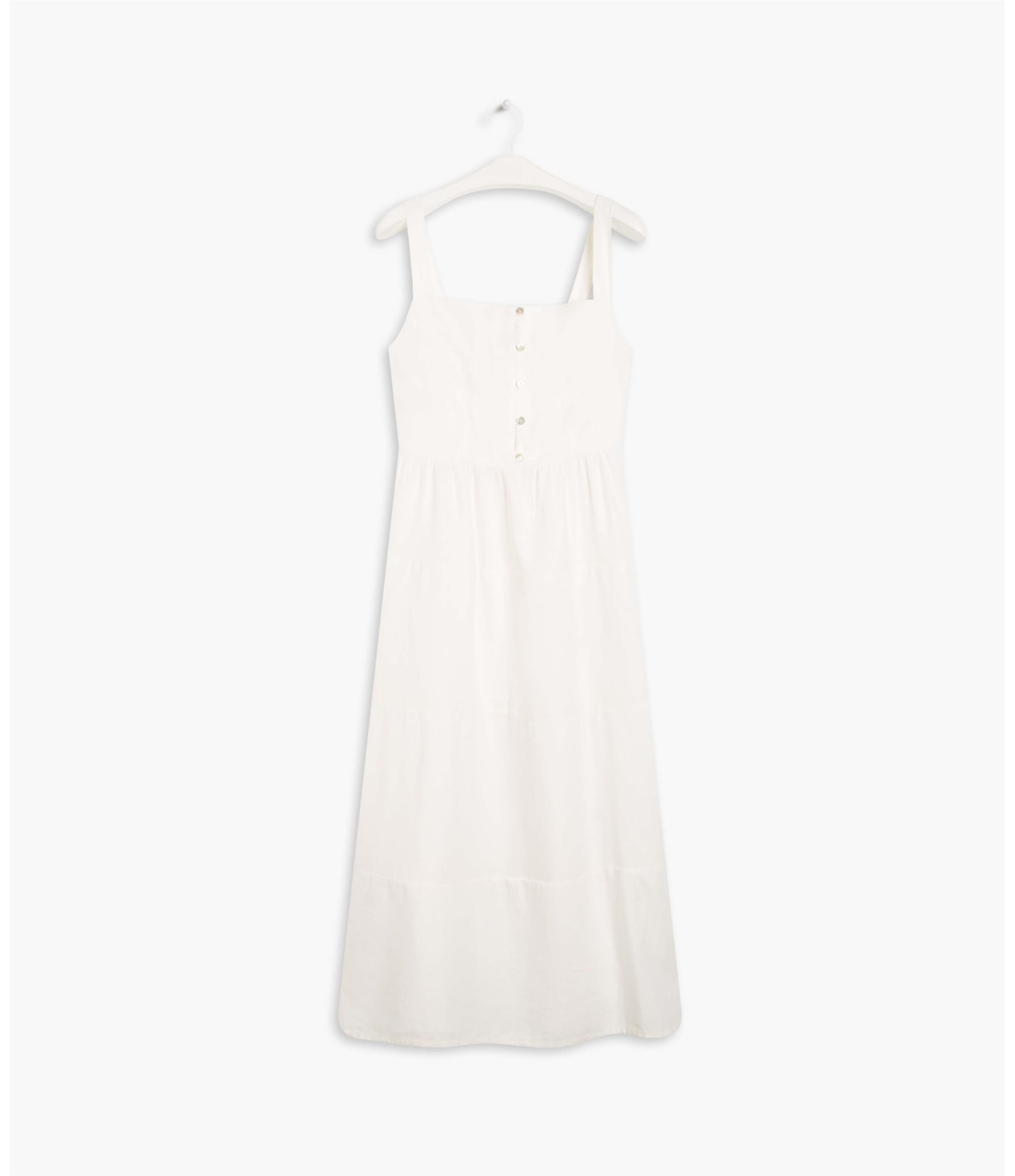 Vestido Puro Linho   Paris Off White