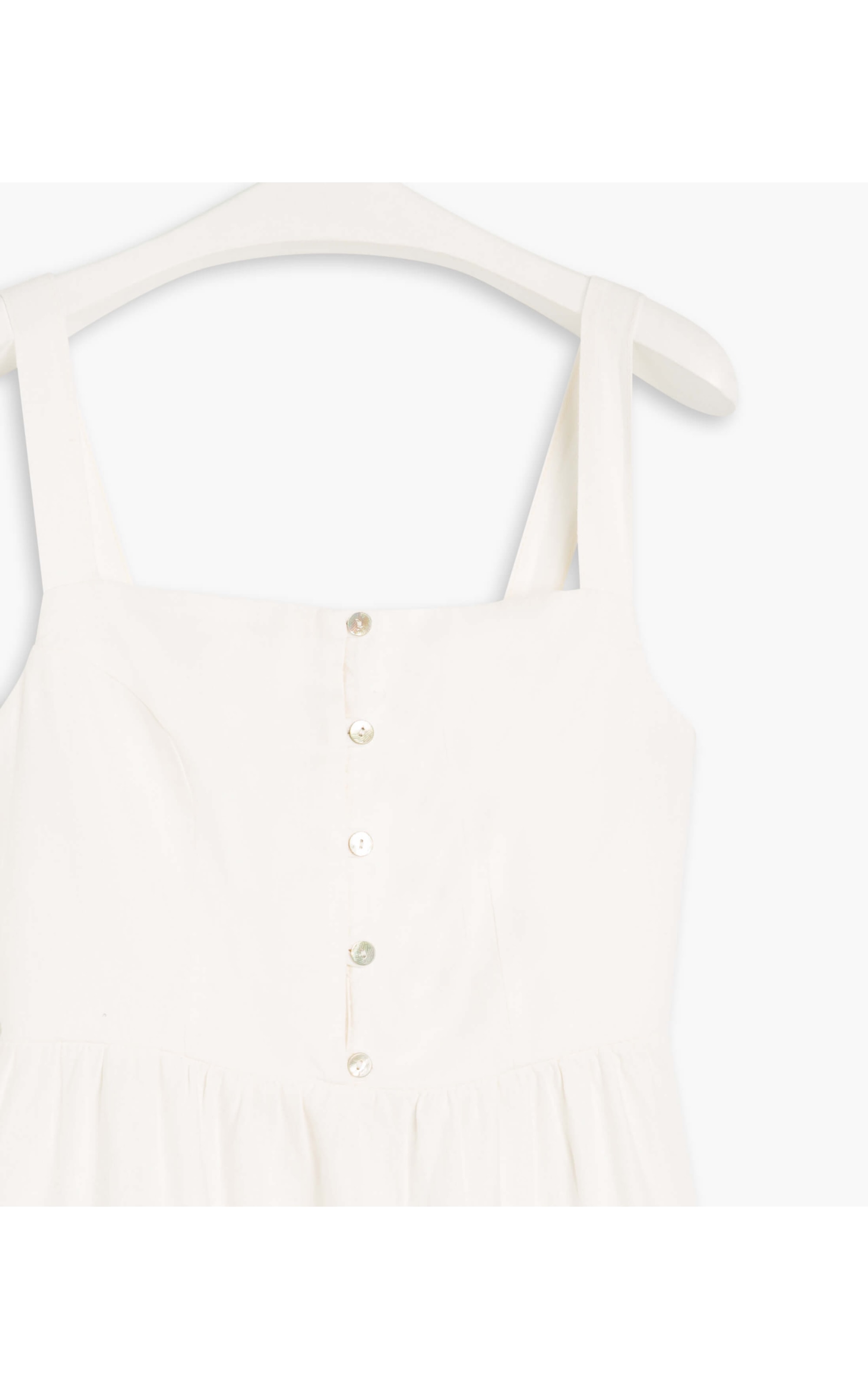 Vestido Puro Linho   Paris Off White