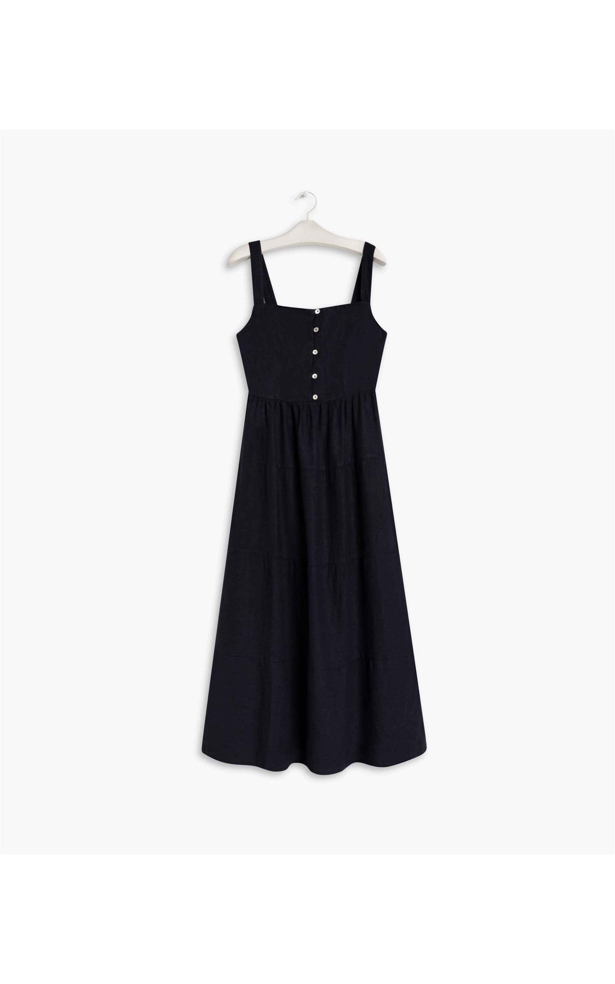 Vestido Puro Linho   Paris Old Purple