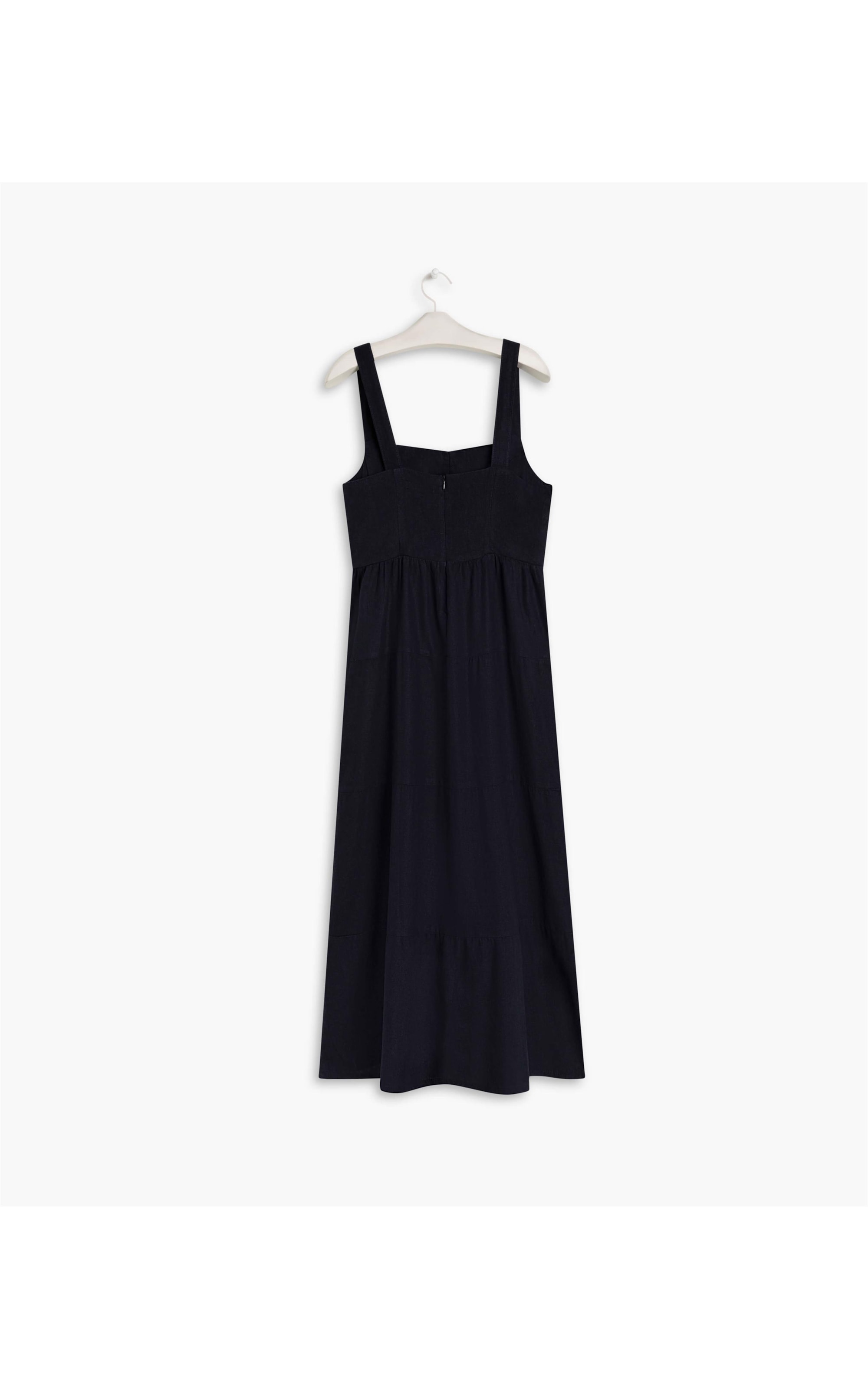 Vestido Puro Linho   Paris Old Purple