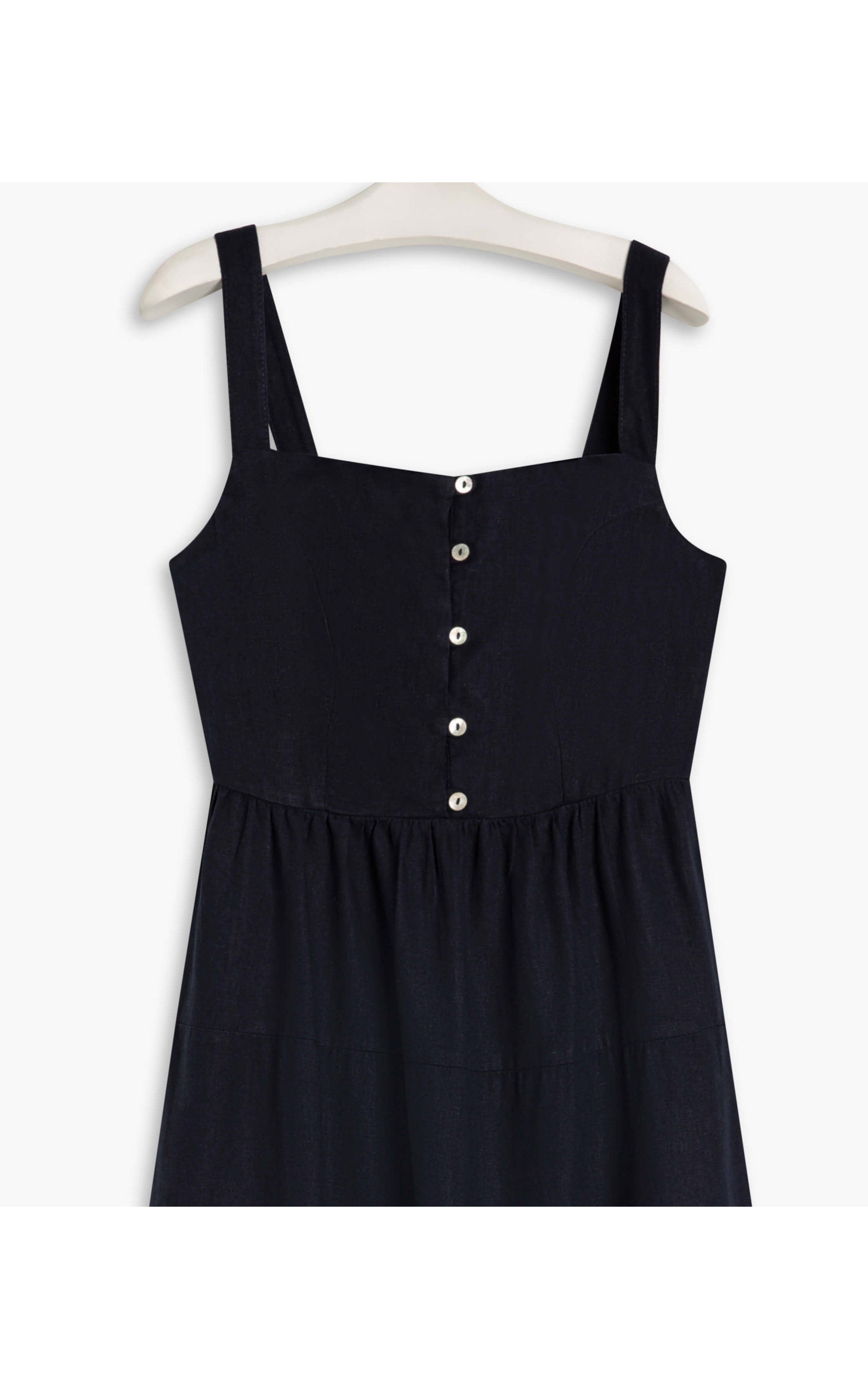 Vestido Puro Linho   Paris Old Purple