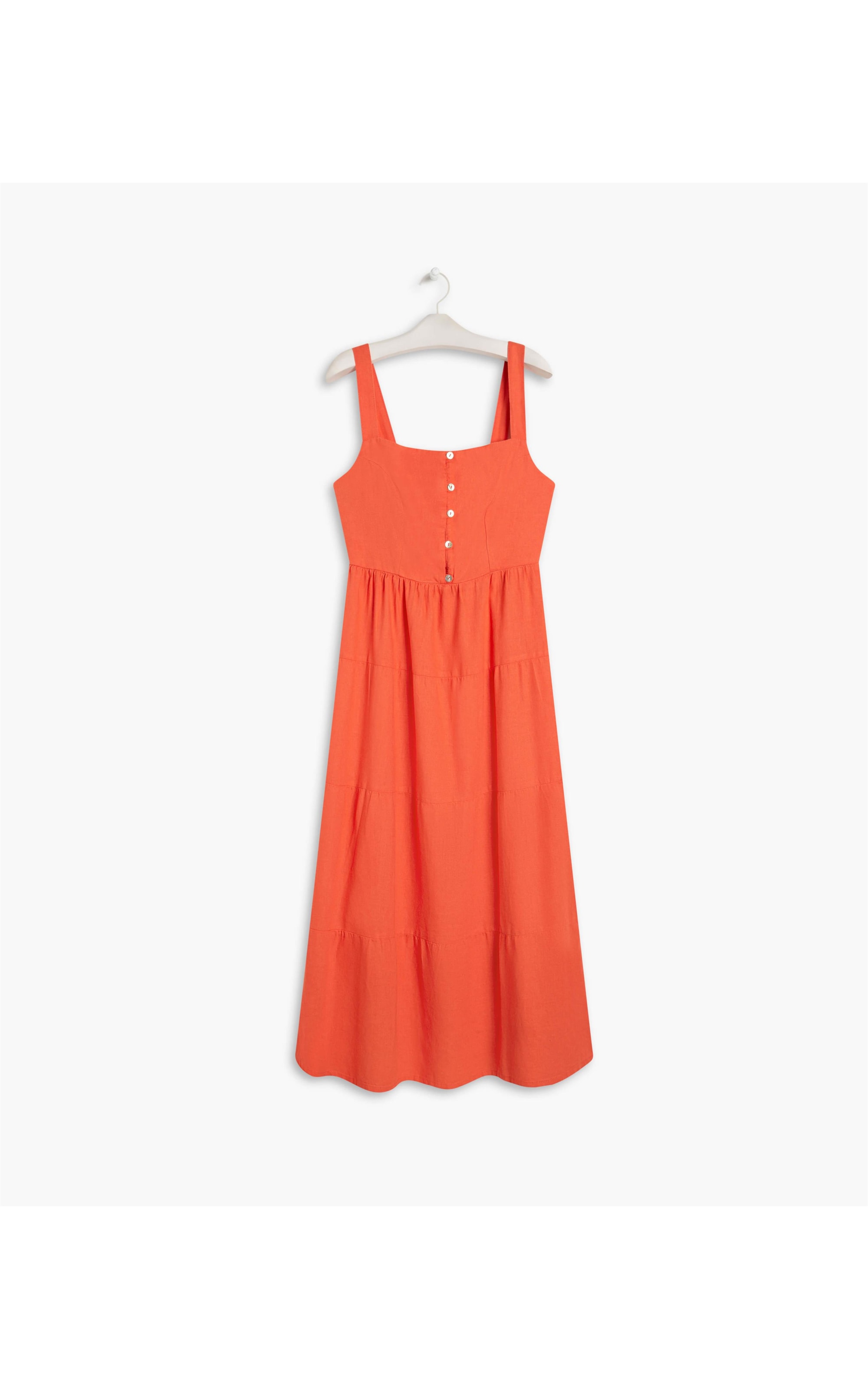 Vestido Puro Linho   Paris Salmao