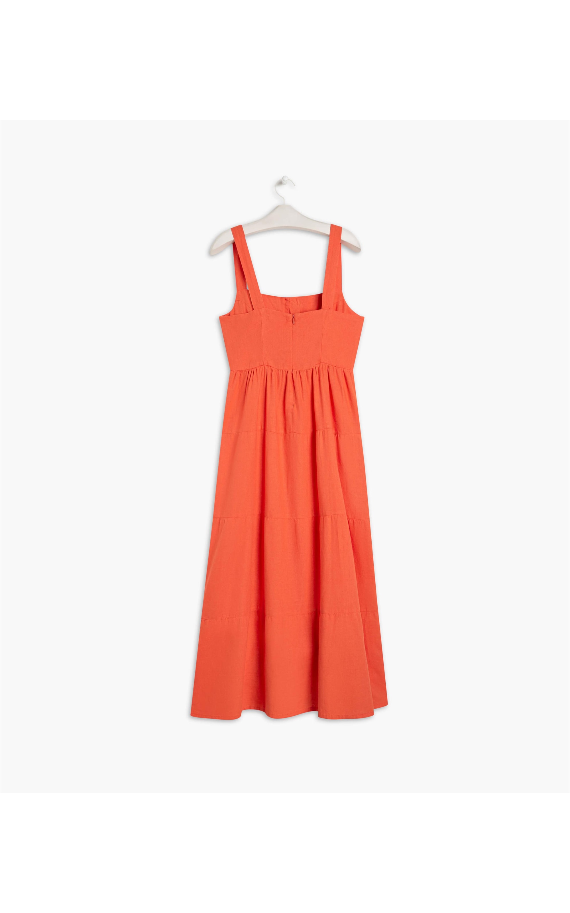 Vestido Puro Linho   Paris Salmao