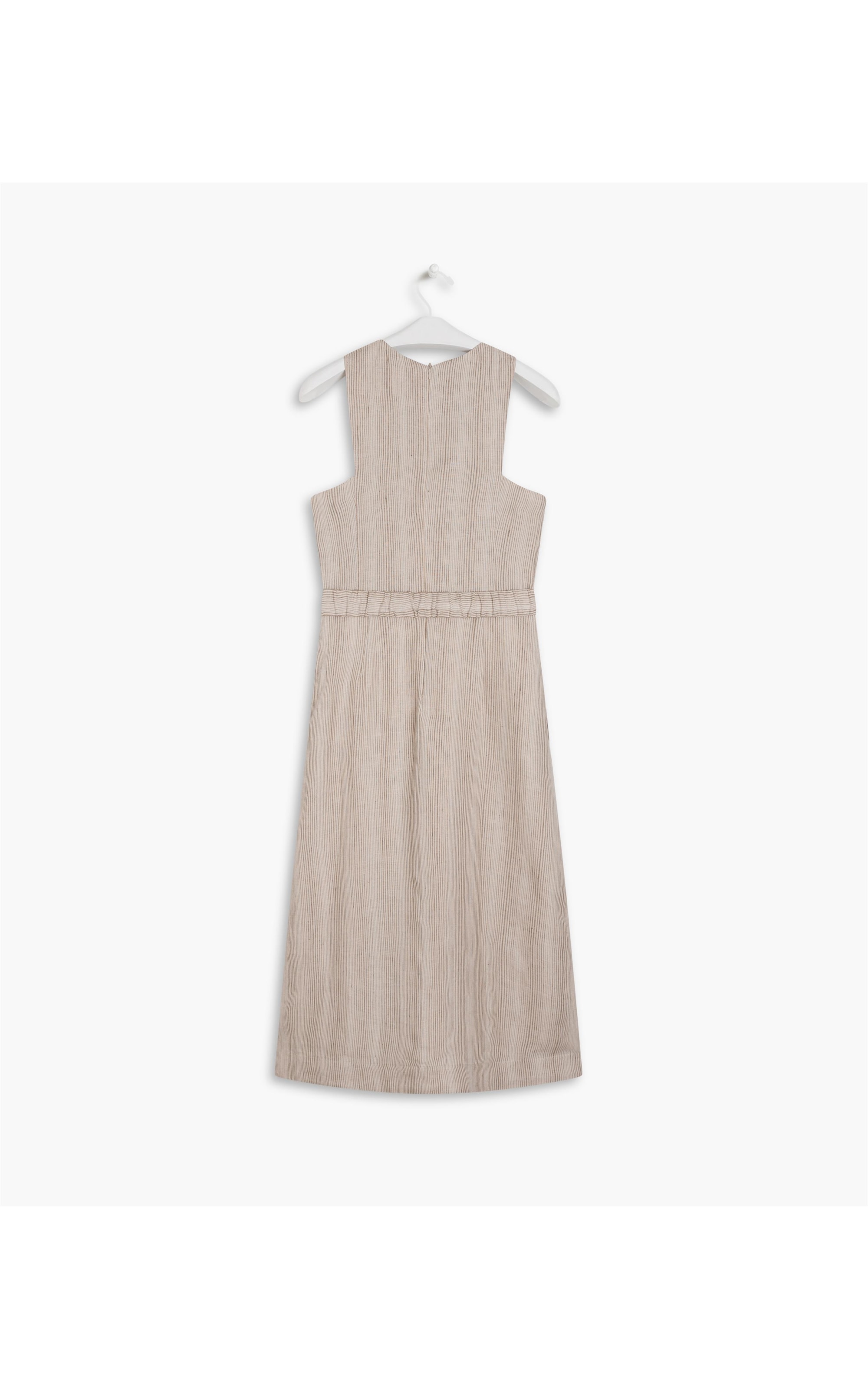  Vestido Puro Linho Pistache  Ft Listrado Sandy