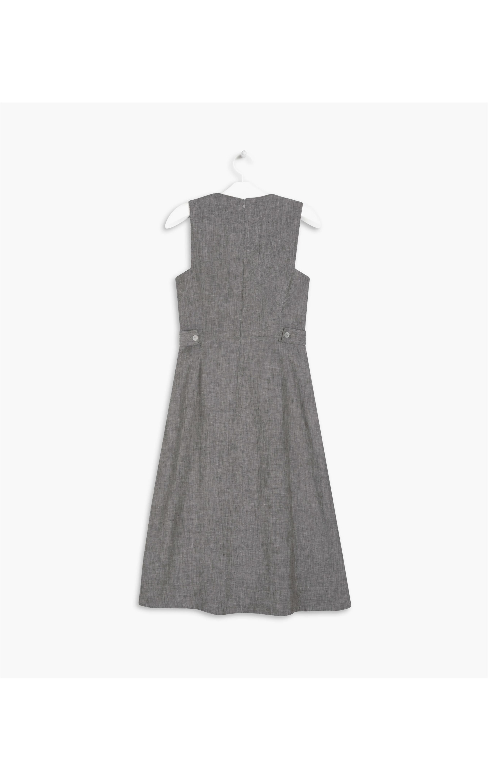 Vestido  Puro Linho  Tessa Tabaco