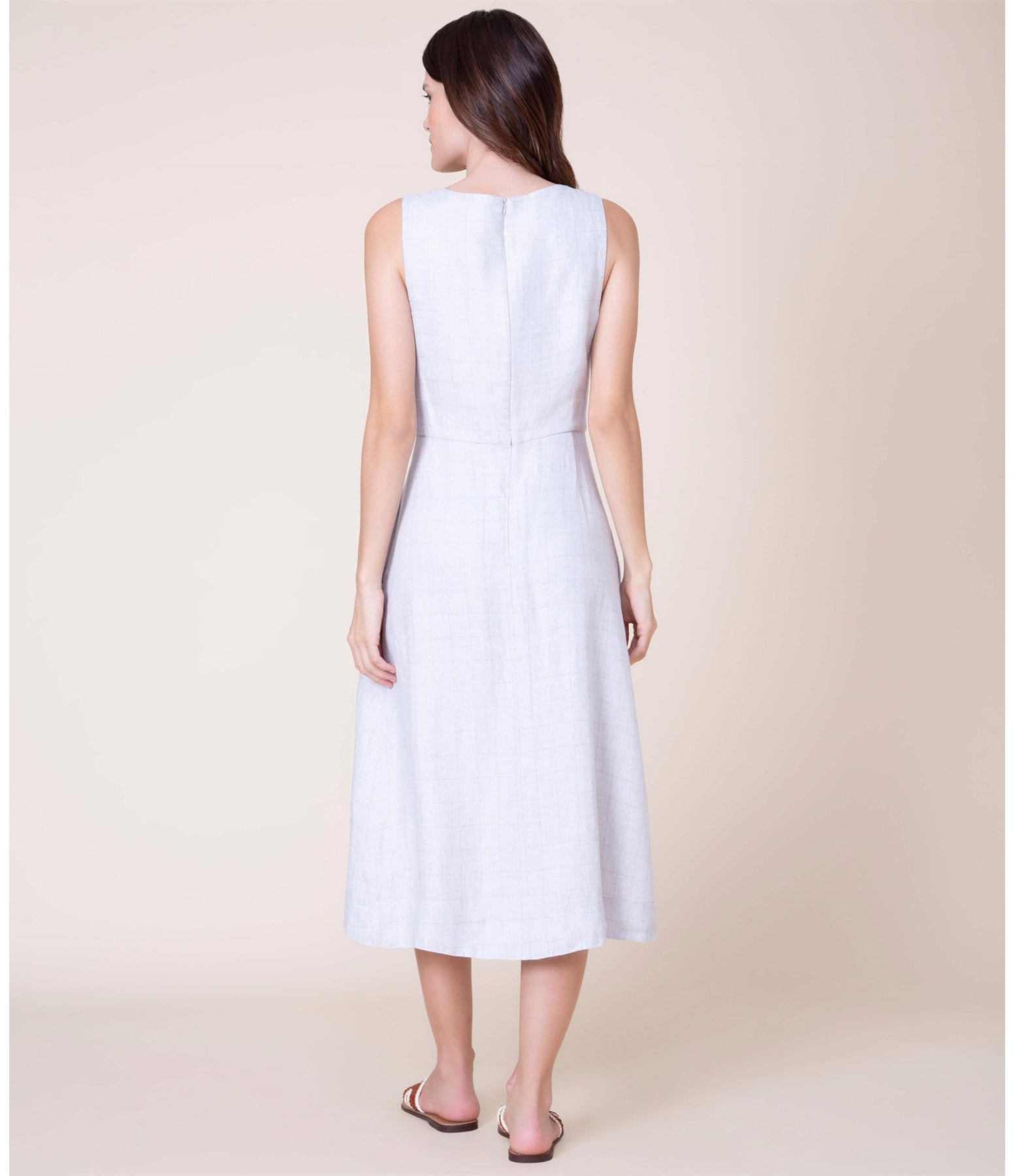Vestido Puro Linho  Vásquez Natural