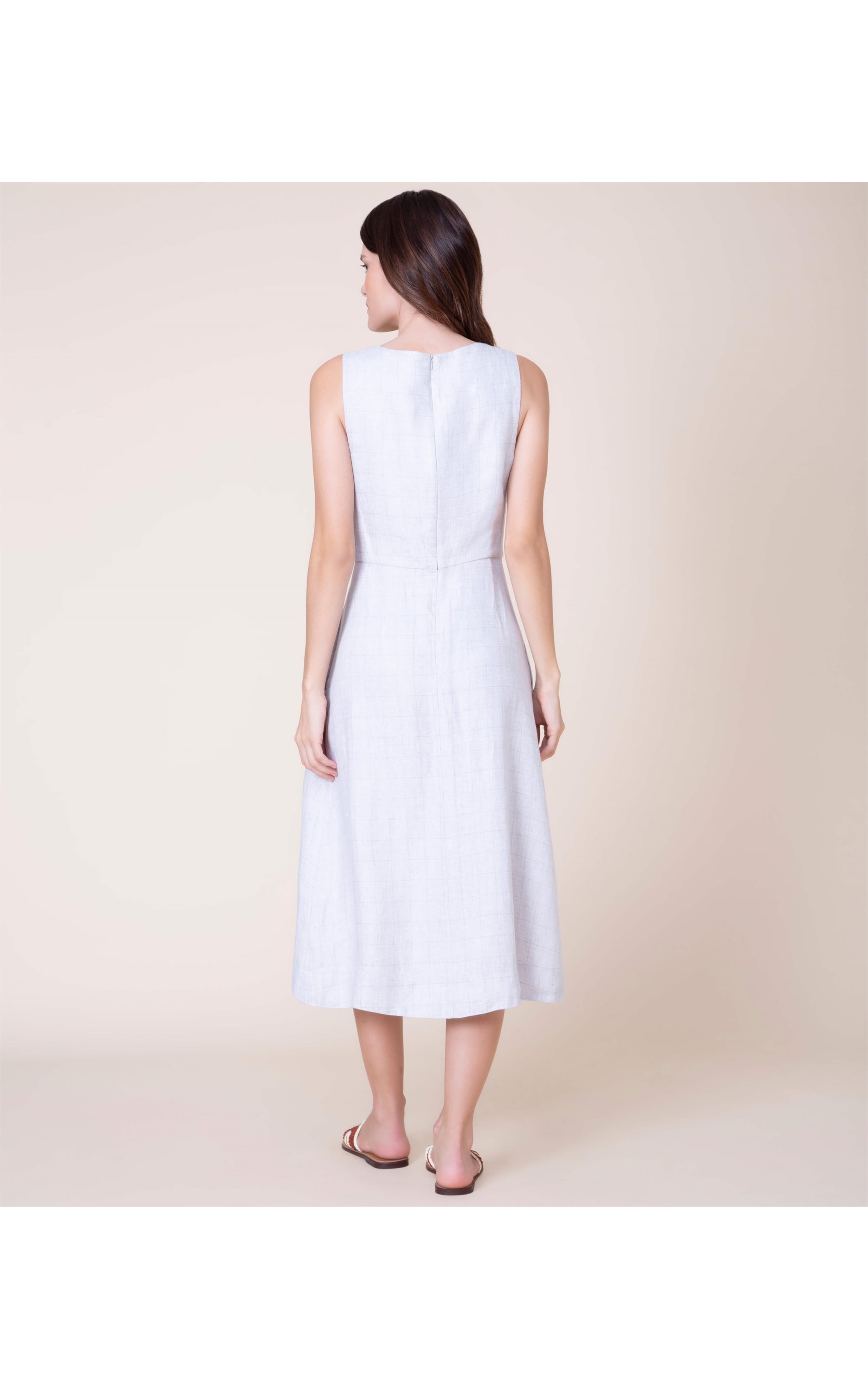 Vestido Puro Linho  Vásquez Natural
