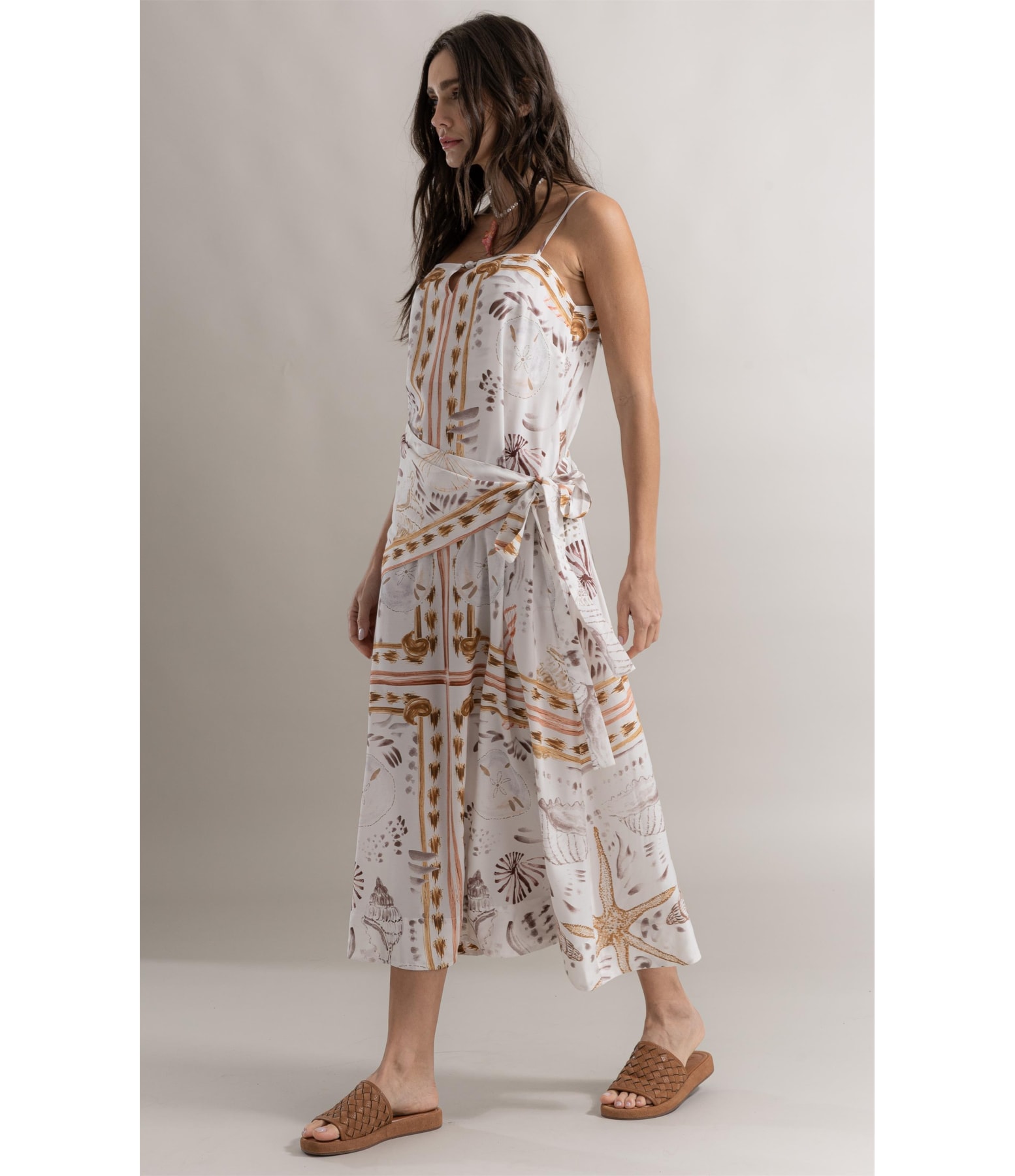 Vestido Sophi Lenço Coasting Branco