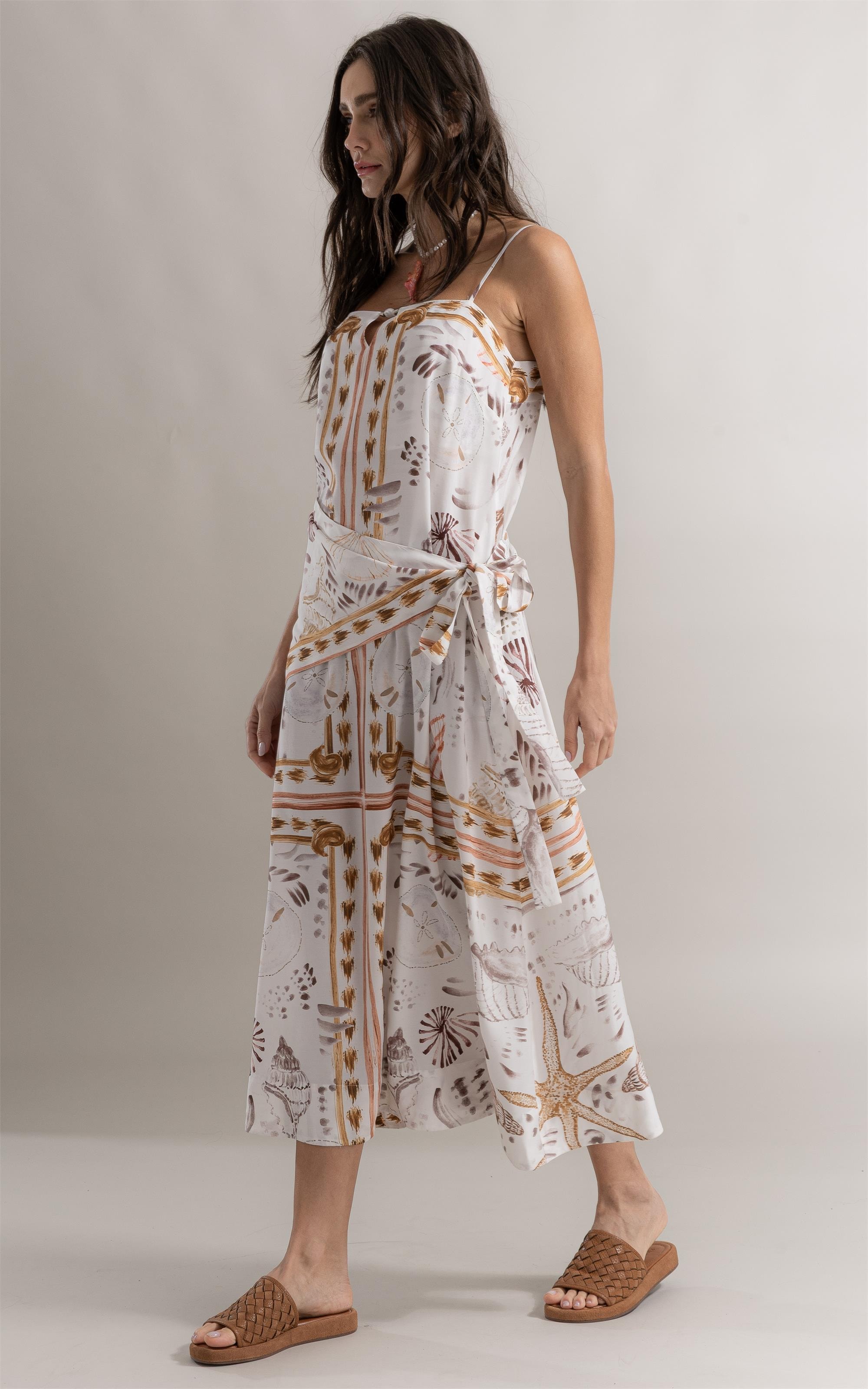 Vestido Sophi Lenço Coasting Branco