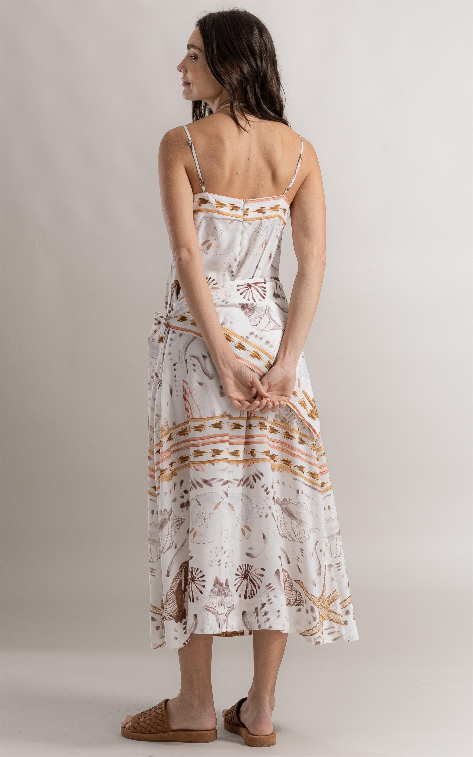 Vestido Sophi Lenço Coasting Branco