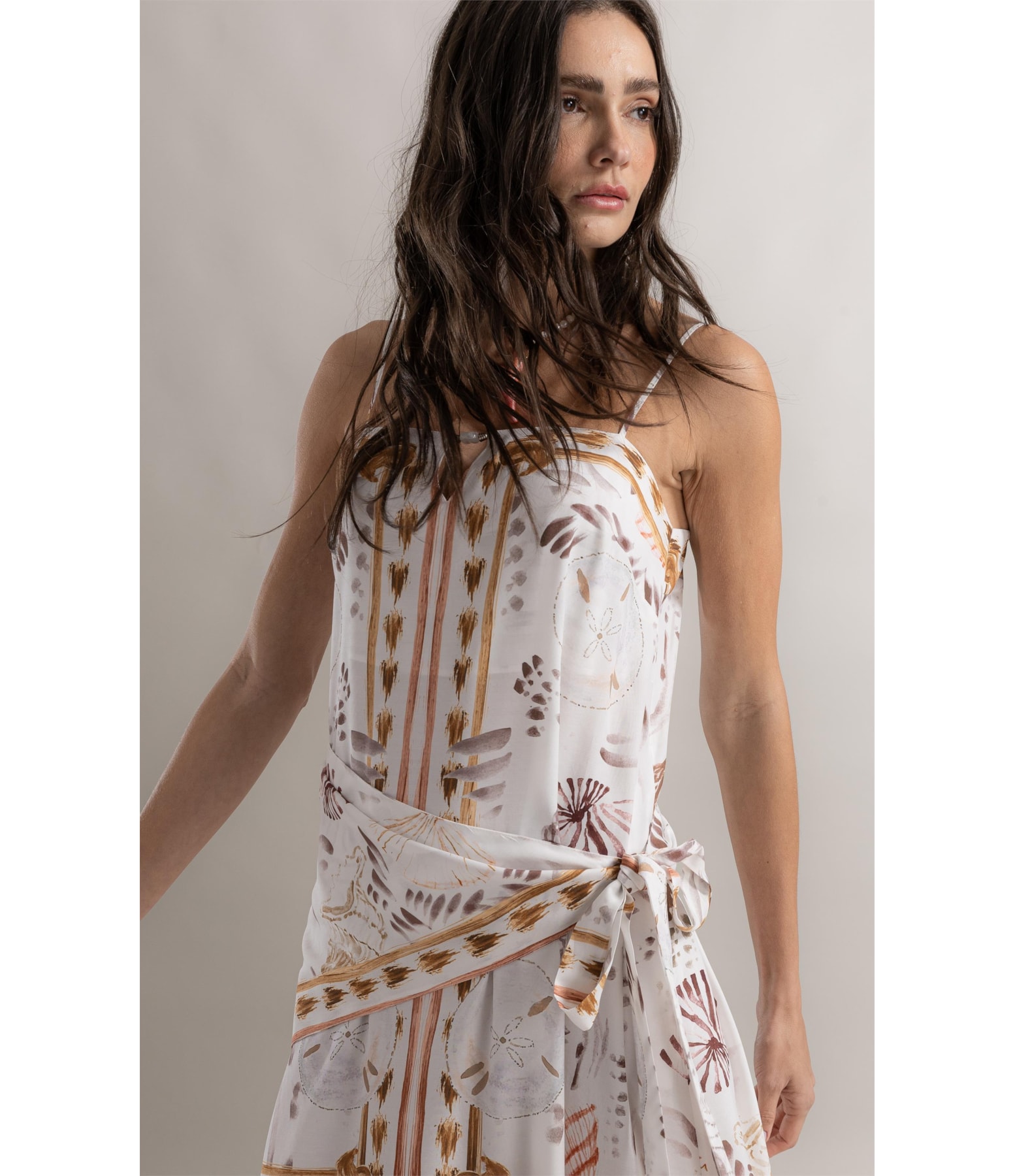 Vestido Sophi Lenço Coasting Branco
