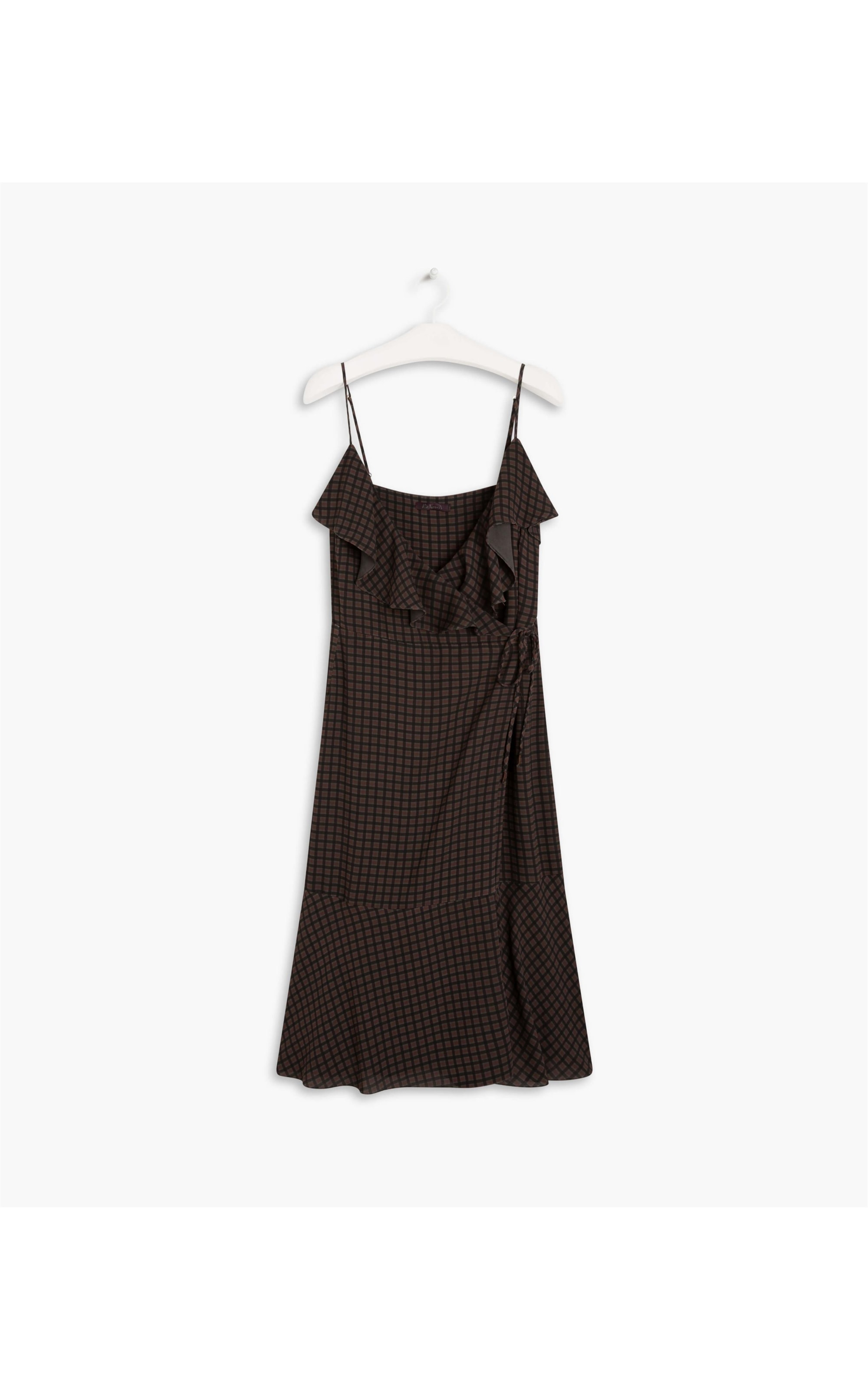 Vestido Sophie Est Vichy Tabaco