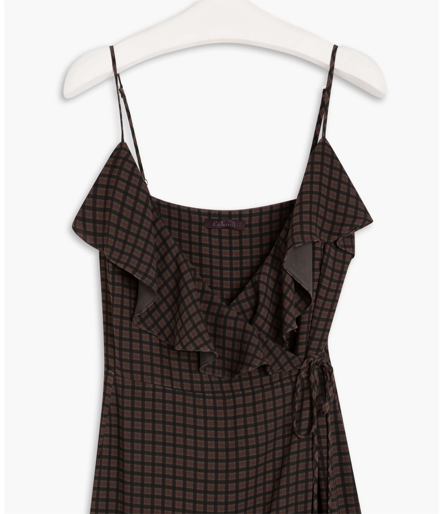 Vestido Sophie Est Vichy Tabaco