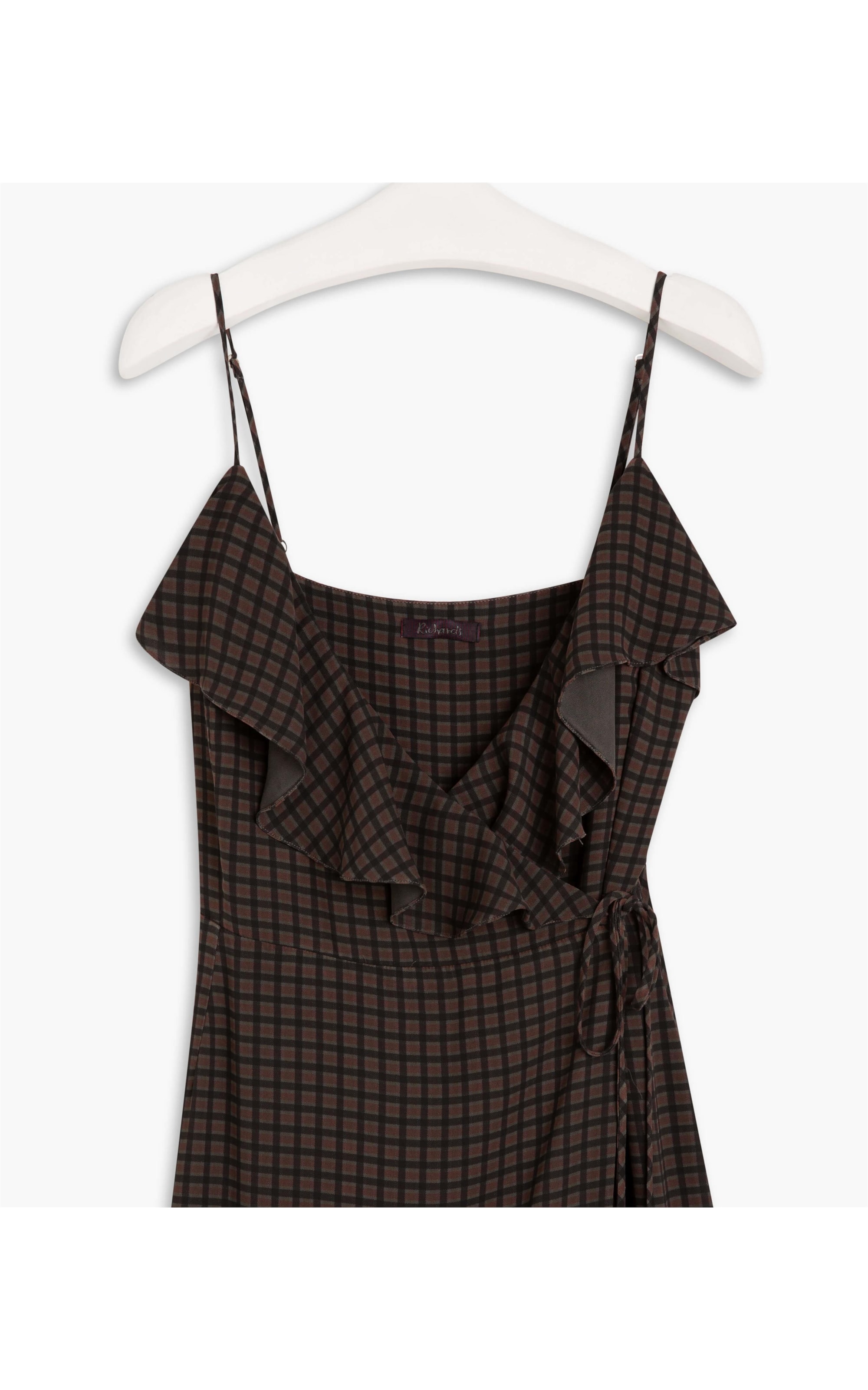 Vestido Sophie Est Vichy Tabaco