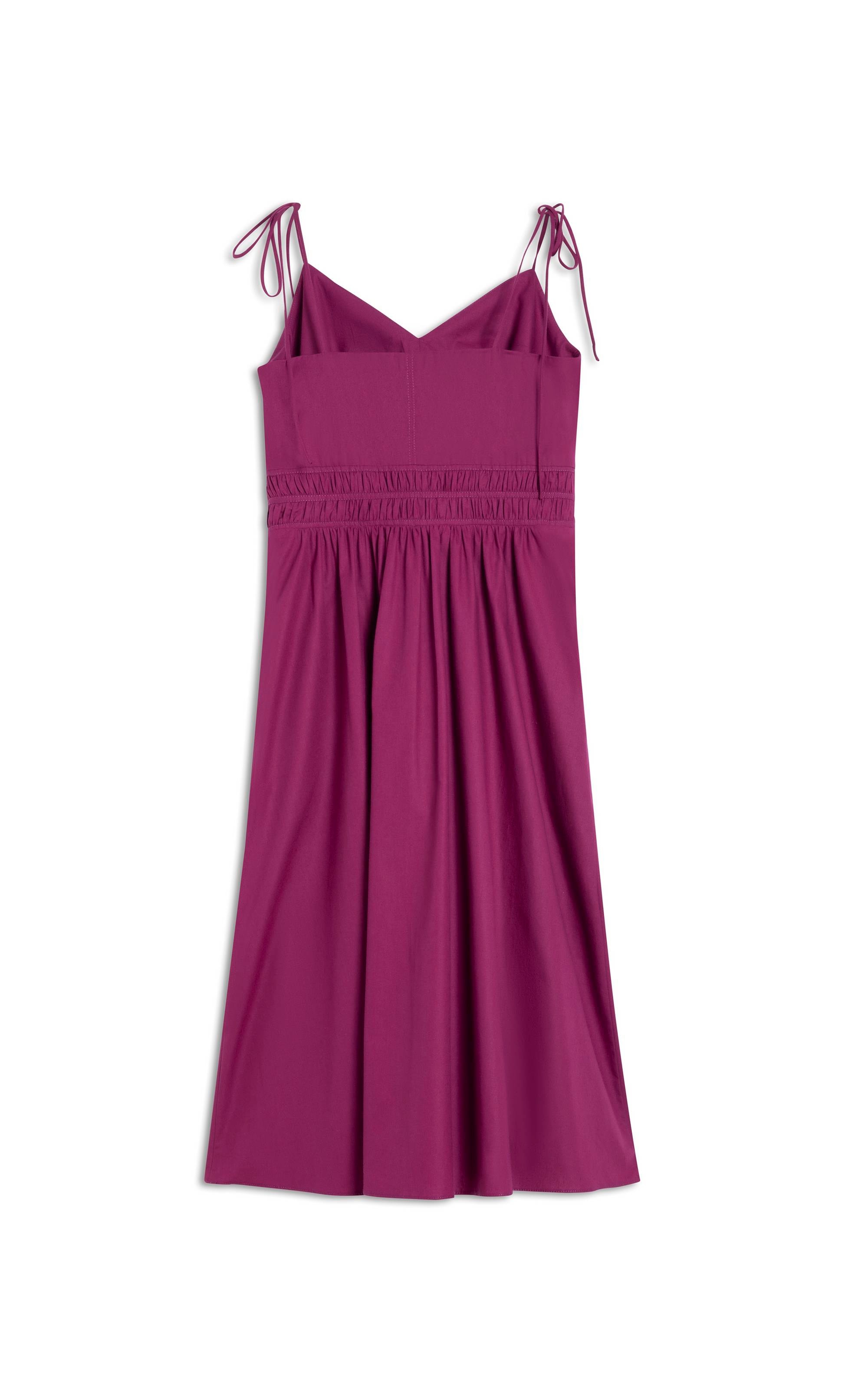 Vestido Taipe Algodao Liso Violeta