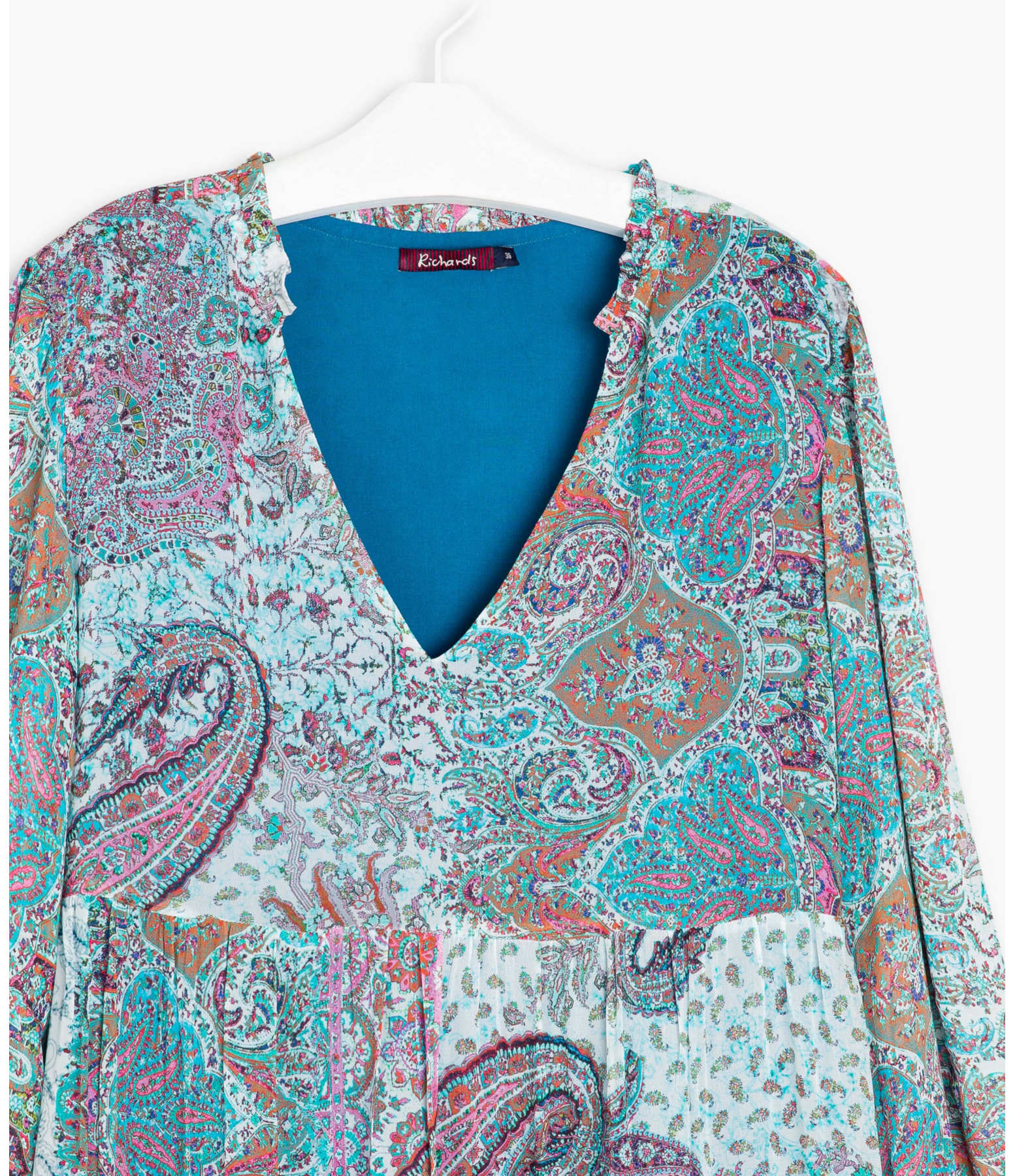 Vestido Tasman Est Boho Flower Verde Claro