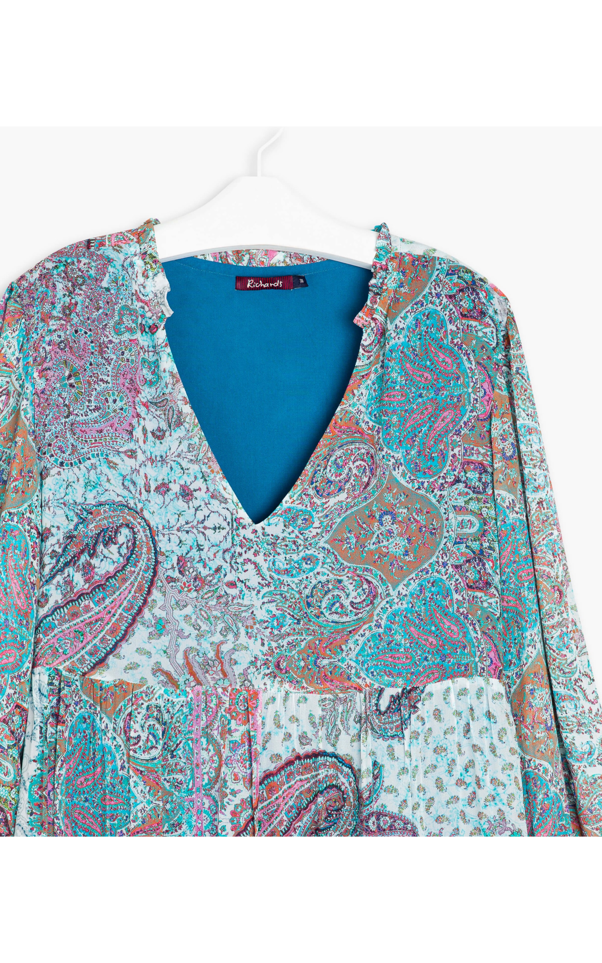 Vestido Tasman Est Boho Flower Verde Claro