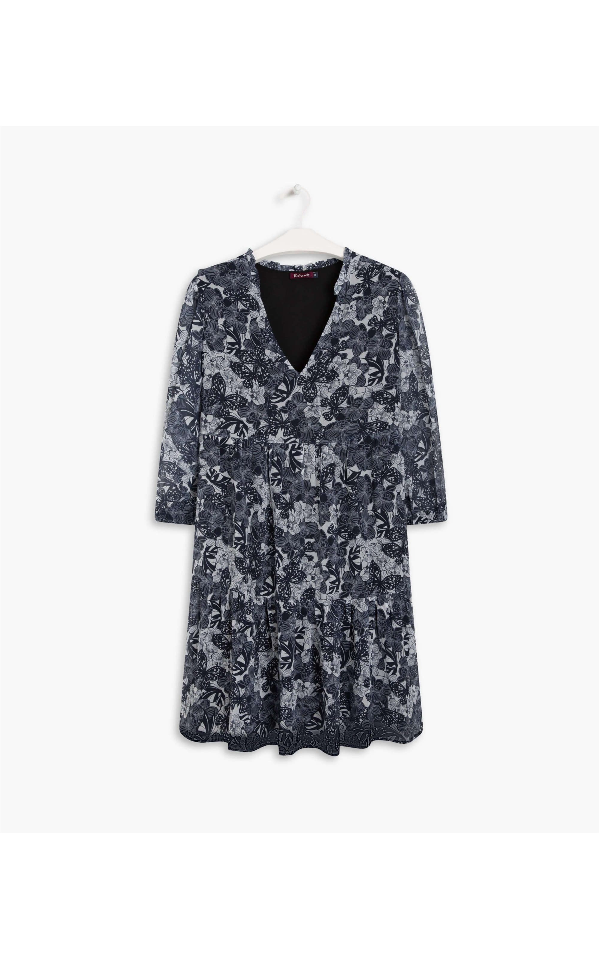 Vestido Tasman Est Butterfly Preto