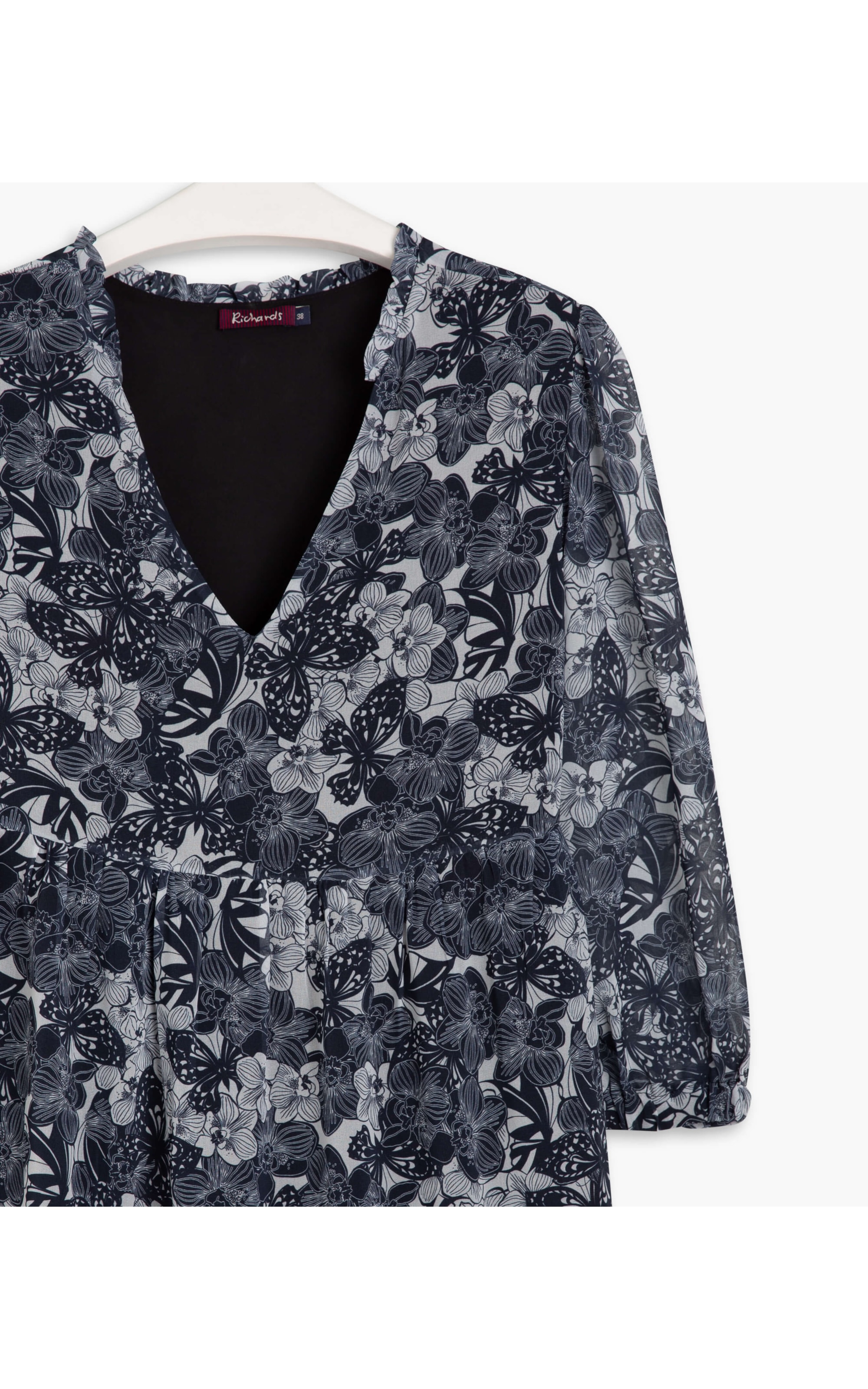 Vestido Tasman Est Butterfly Preto