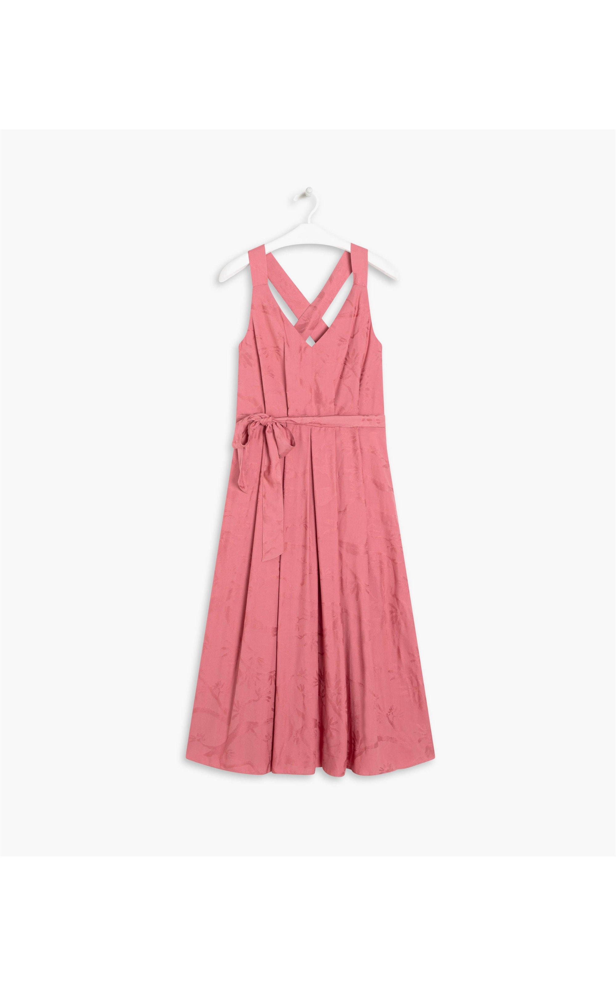 Vestido Tega Jacquard Est Tree Blush
