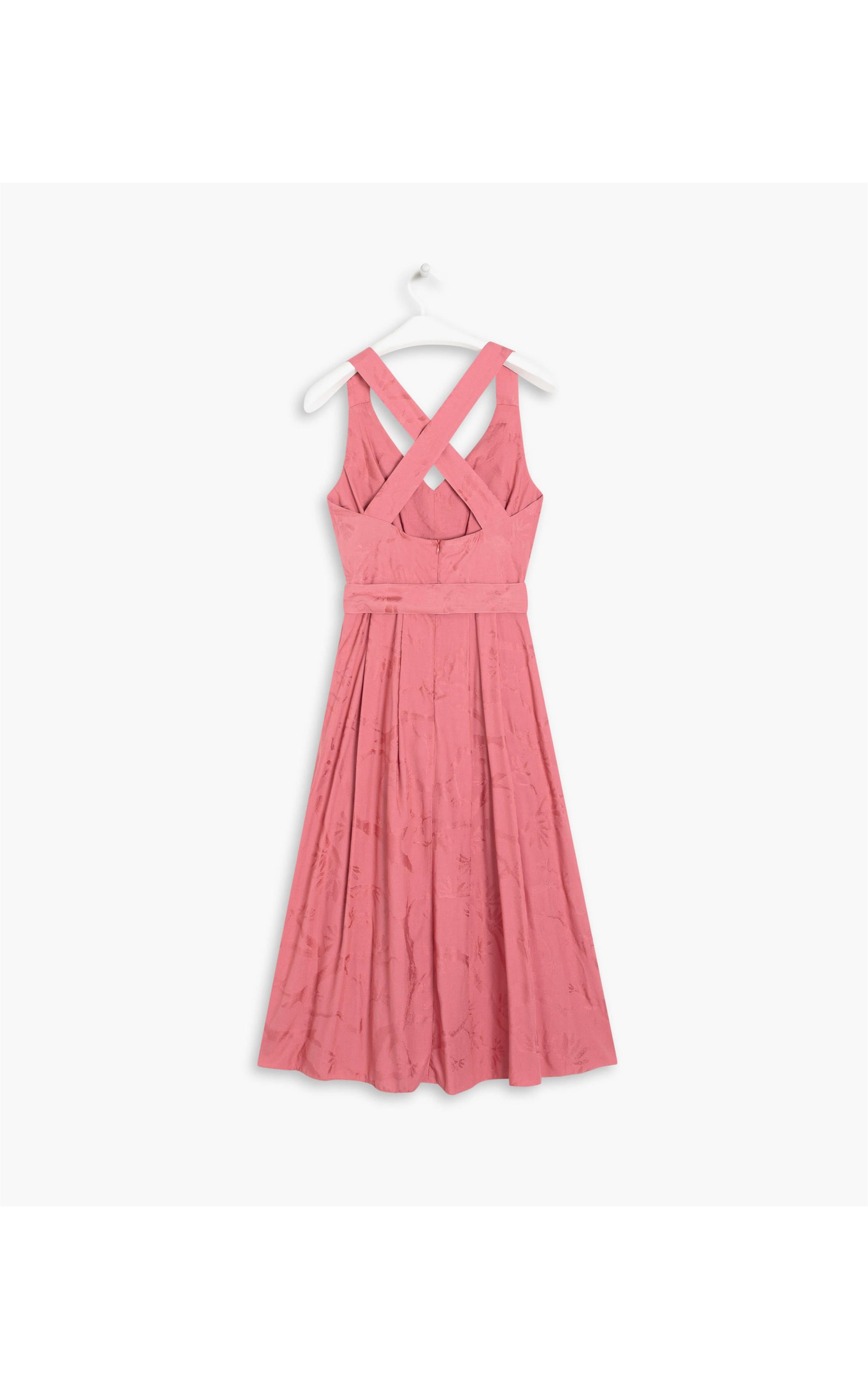Vestido Tega Jacquard Est Tree Blush