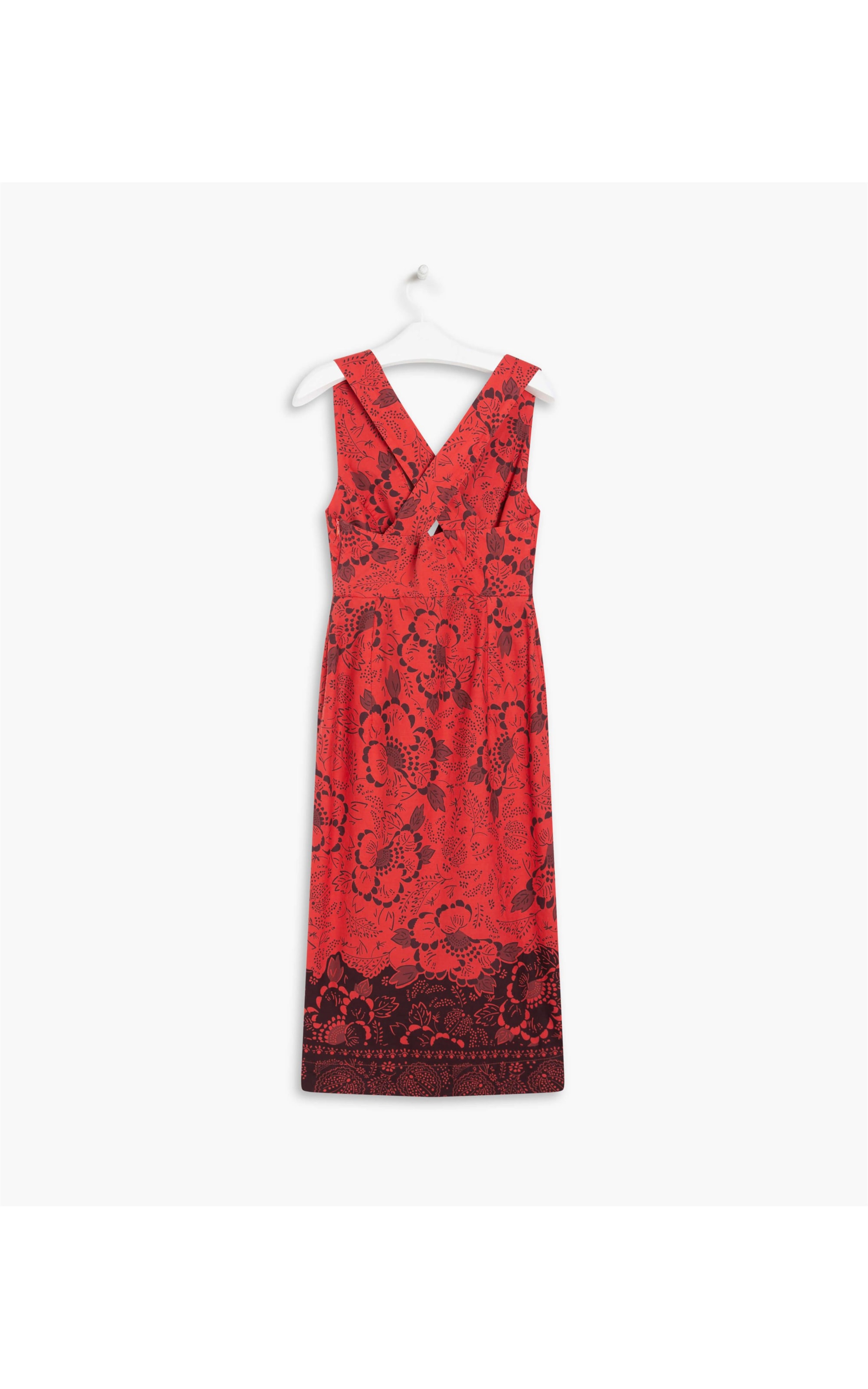 Vestido Tereza Algodão Est Bandana Gd Cereja