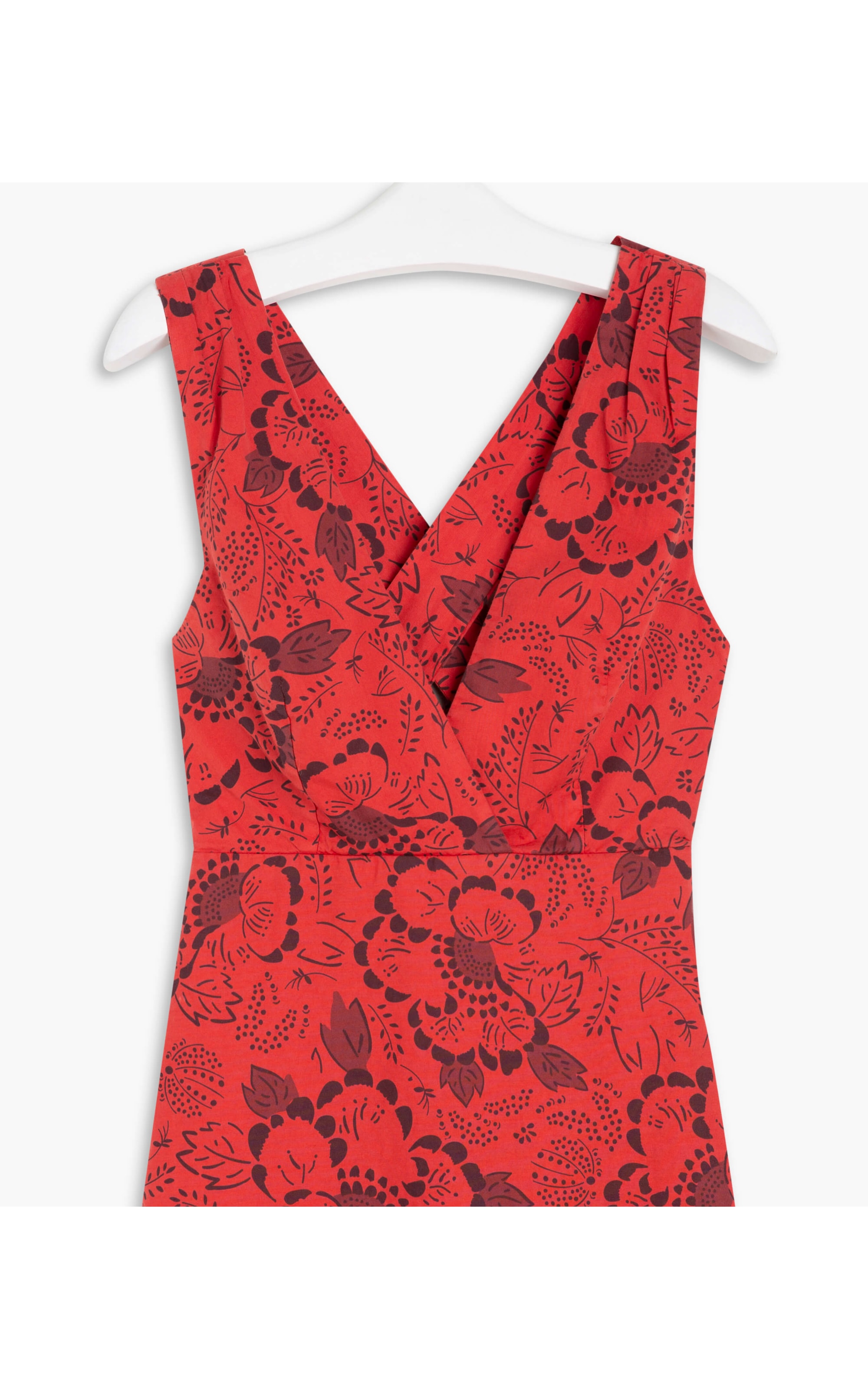 Vestido Tereza Algodão Est Bandana Gd Cereja