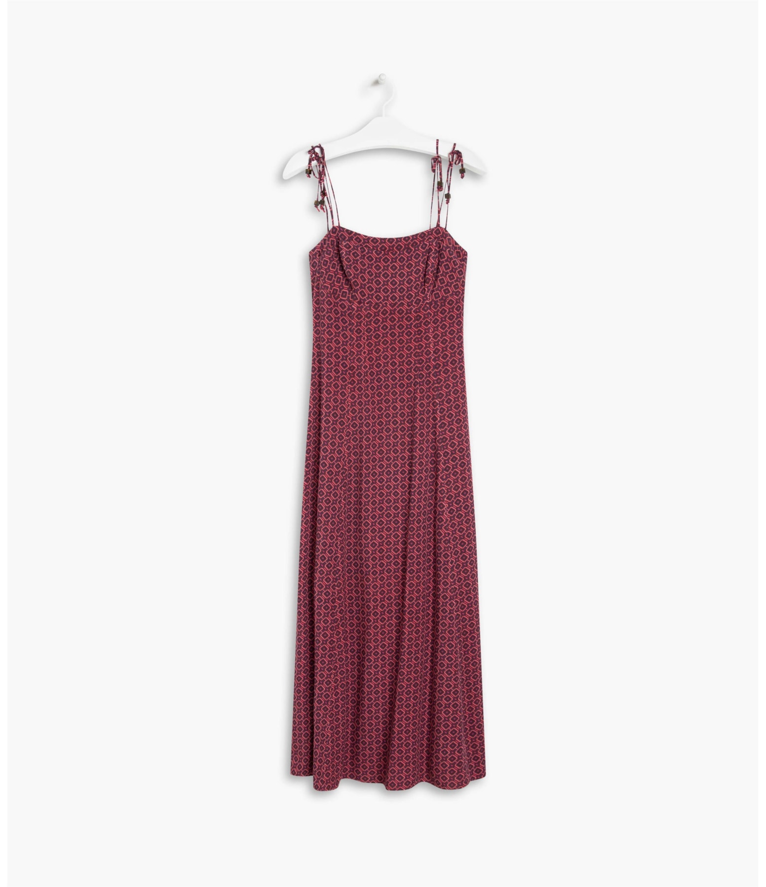 Vestido Teva Est. Gravataria Cereja