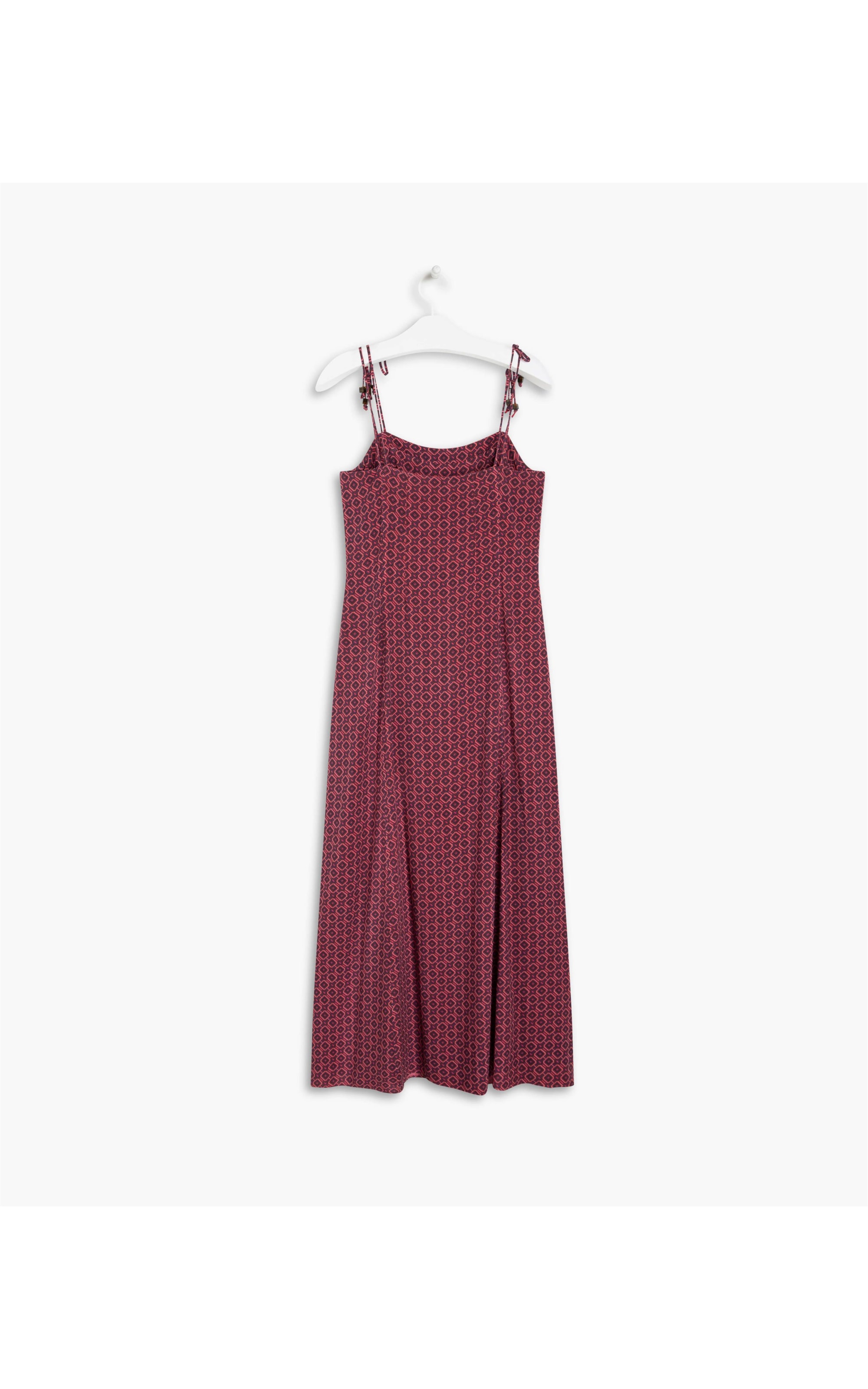 Vestido Teva Est. Gravataria Cereja