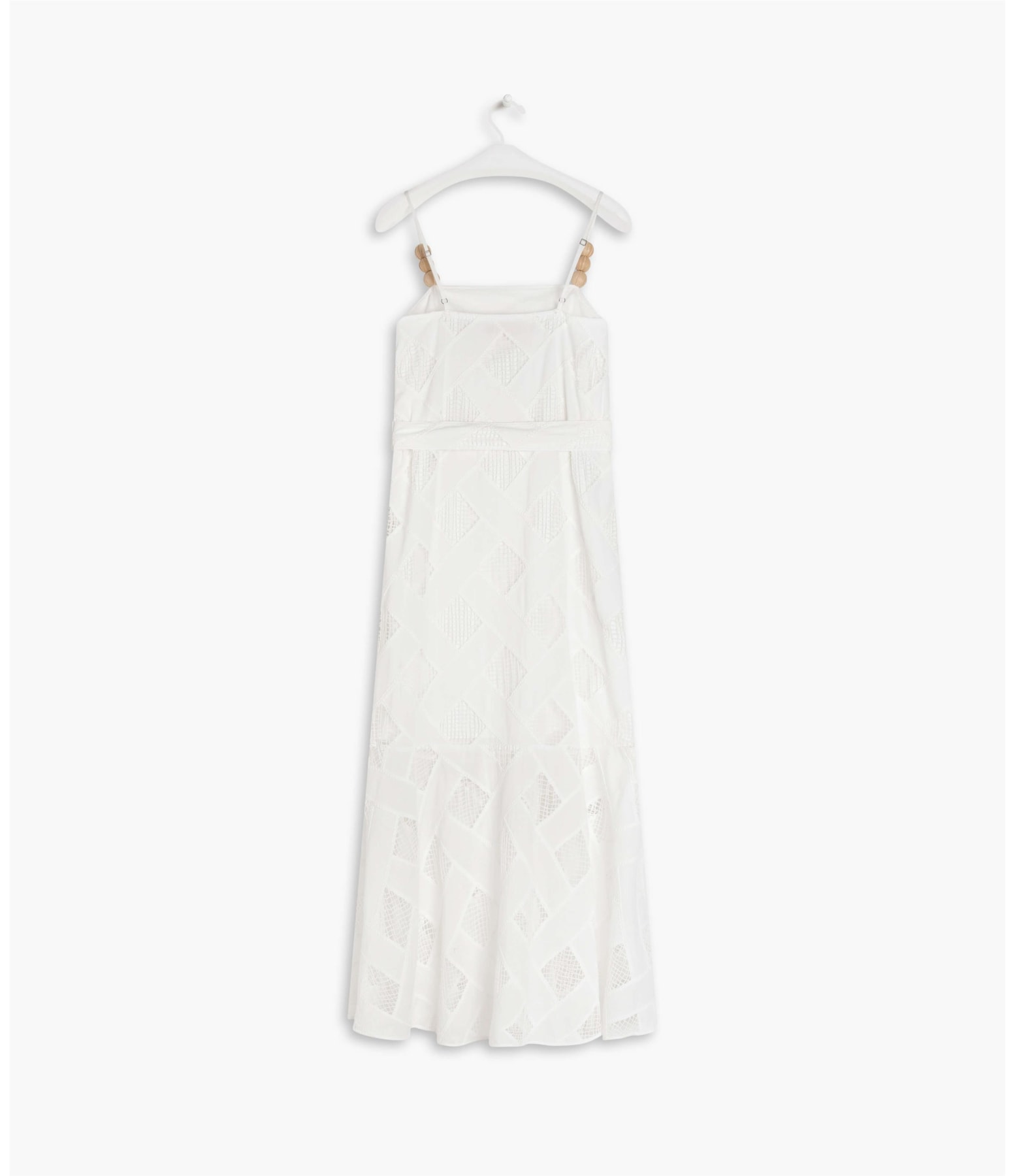 Vestido Thai Algodao Bordado Branco