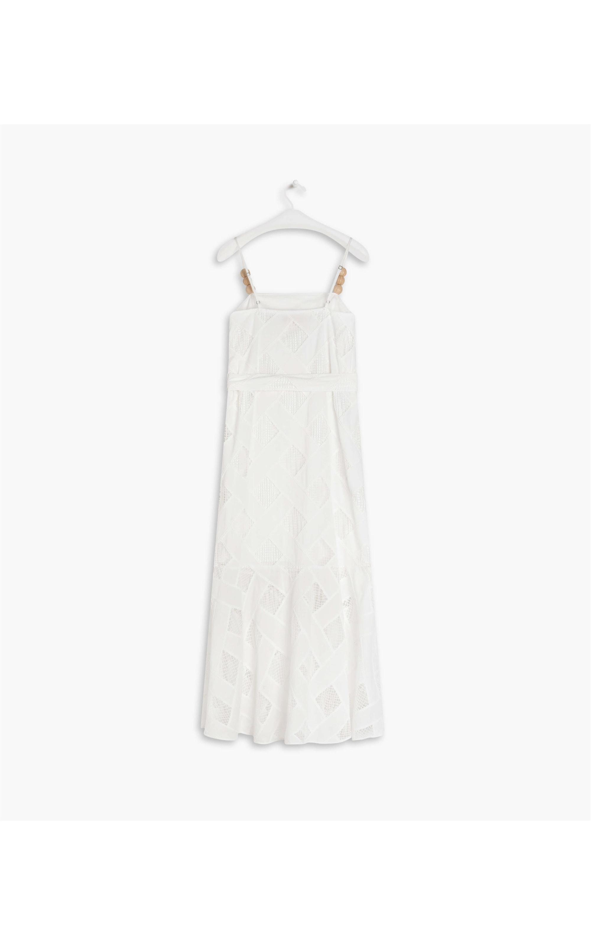 Vestido Thai Algodao Bordado Branco