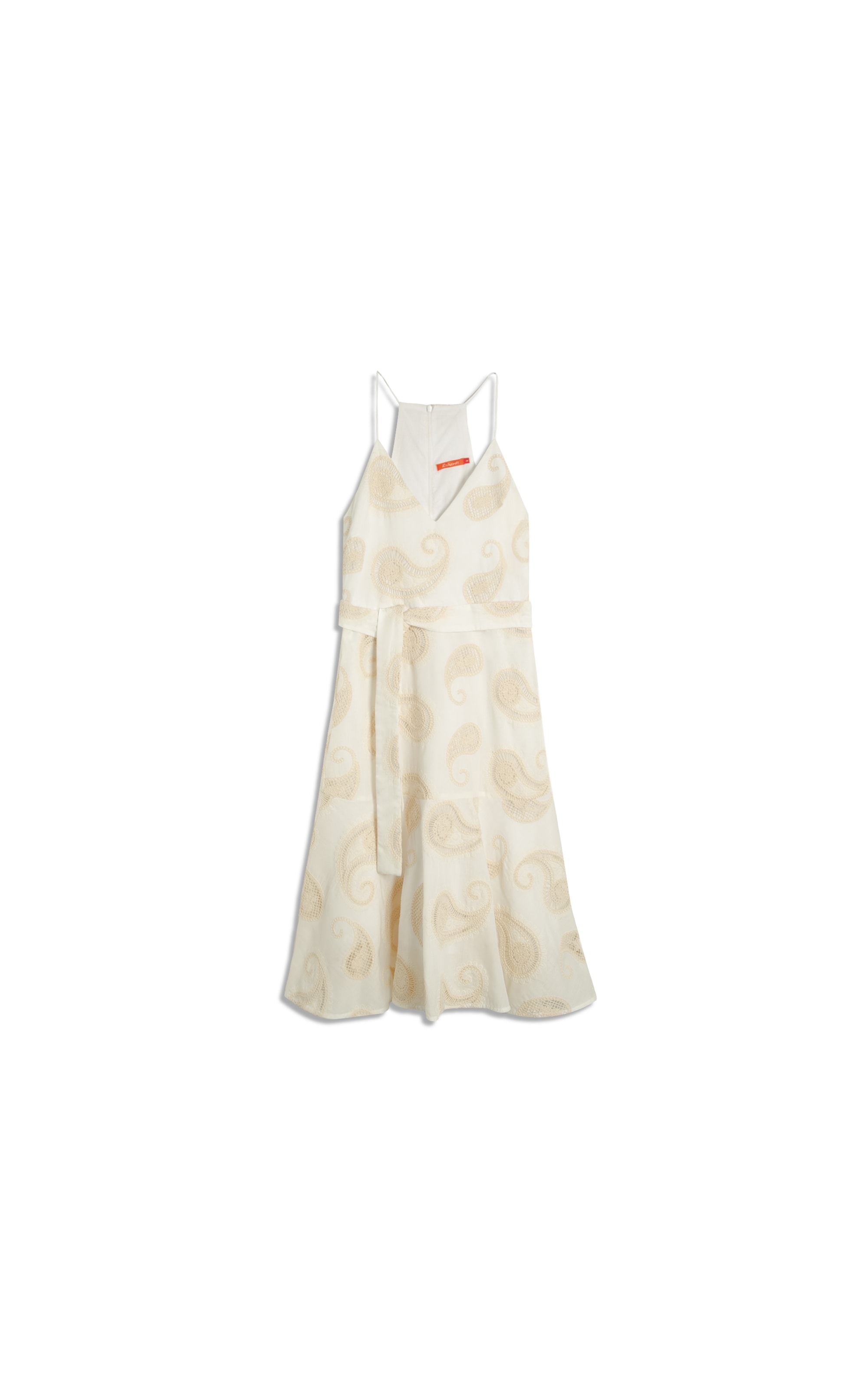 Vestido Trindade Bordado Off White