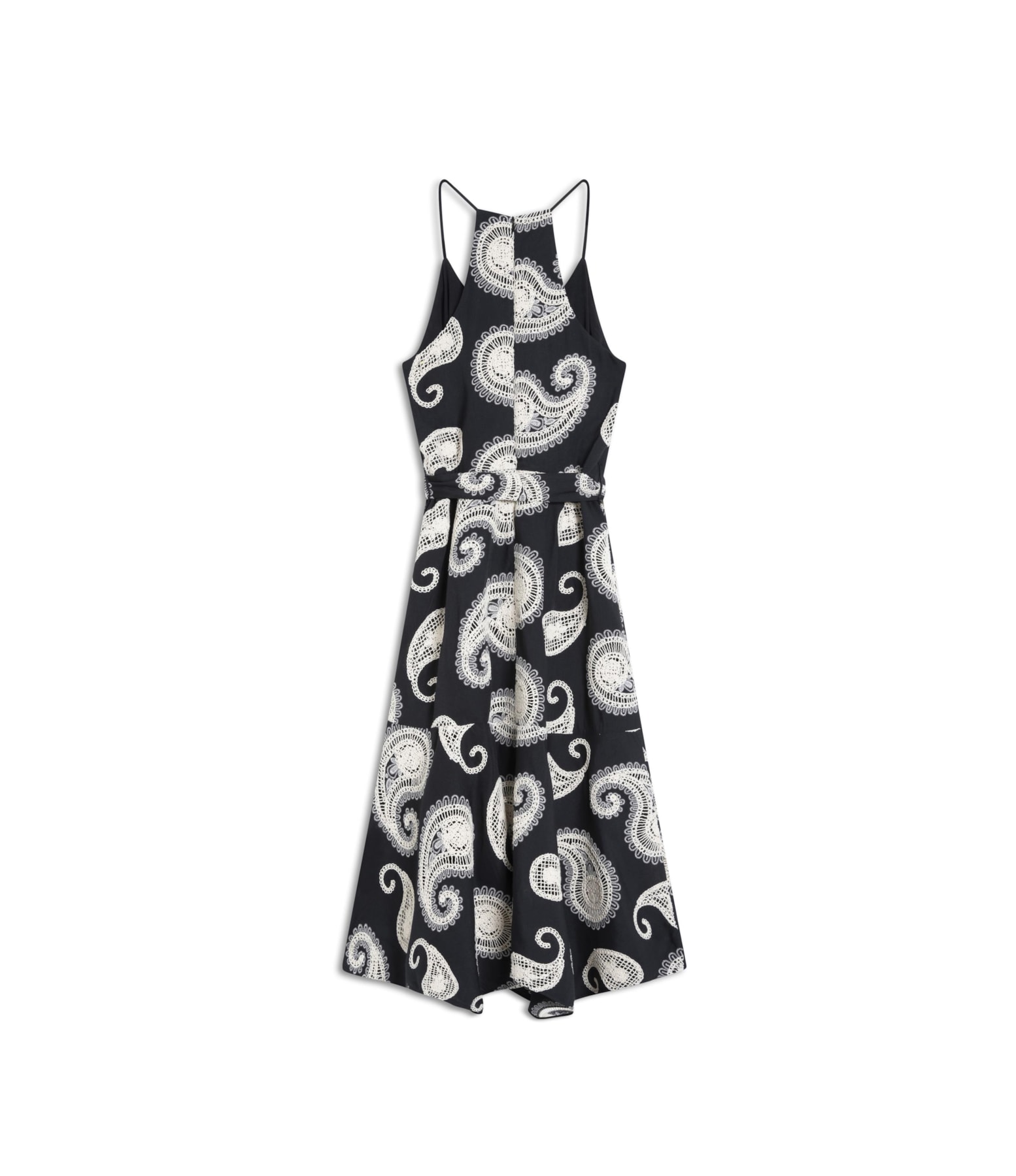 Vestido Trindade Bordado Preto