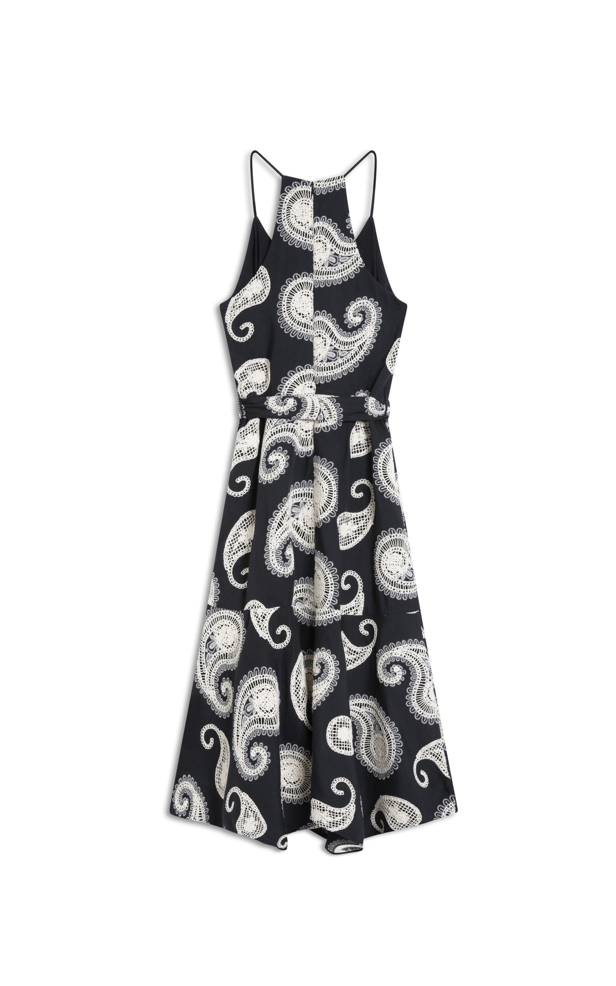 Vestido Trindade Bordado Preto