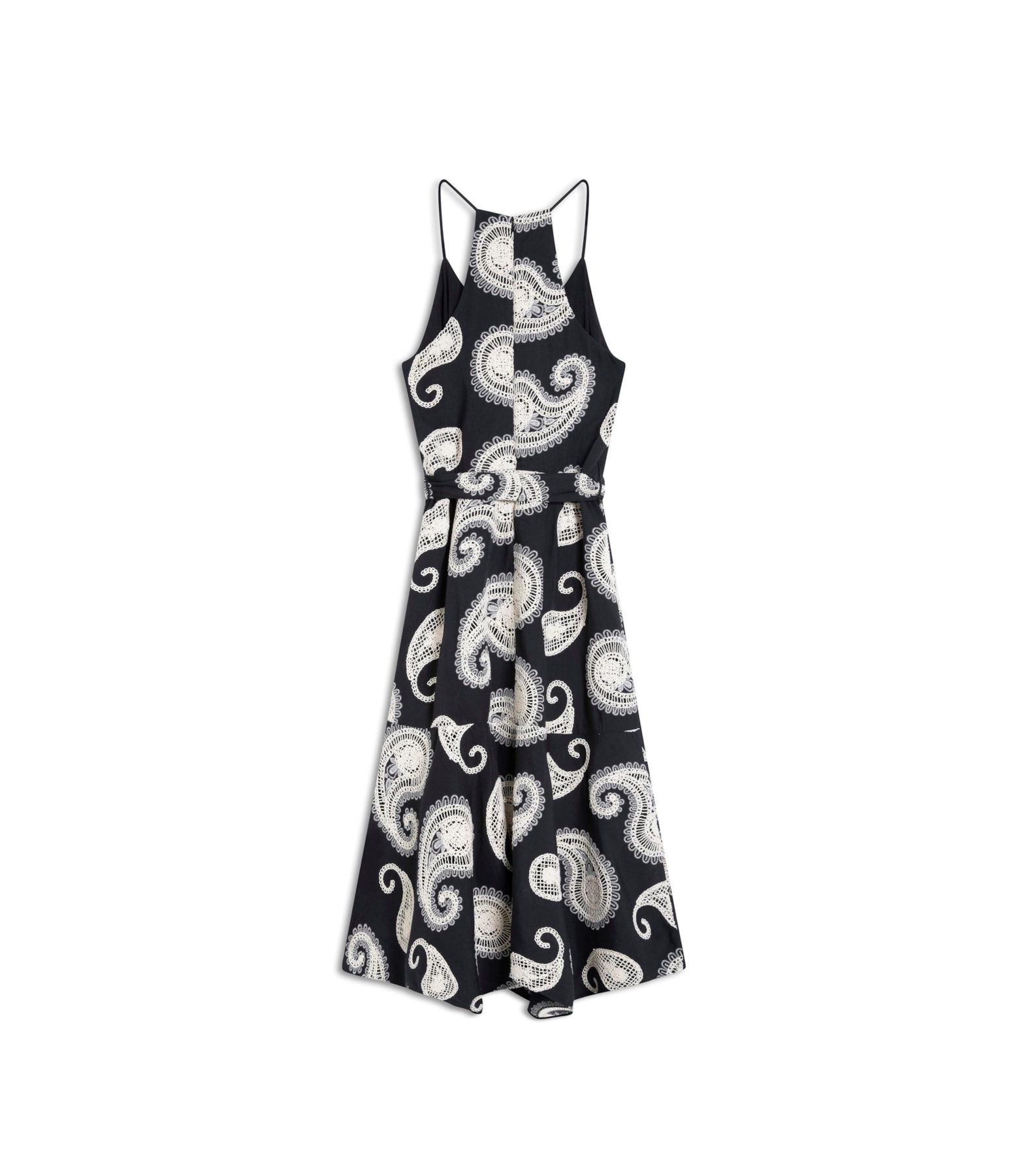 Vestido Trindade Bordado Preto
