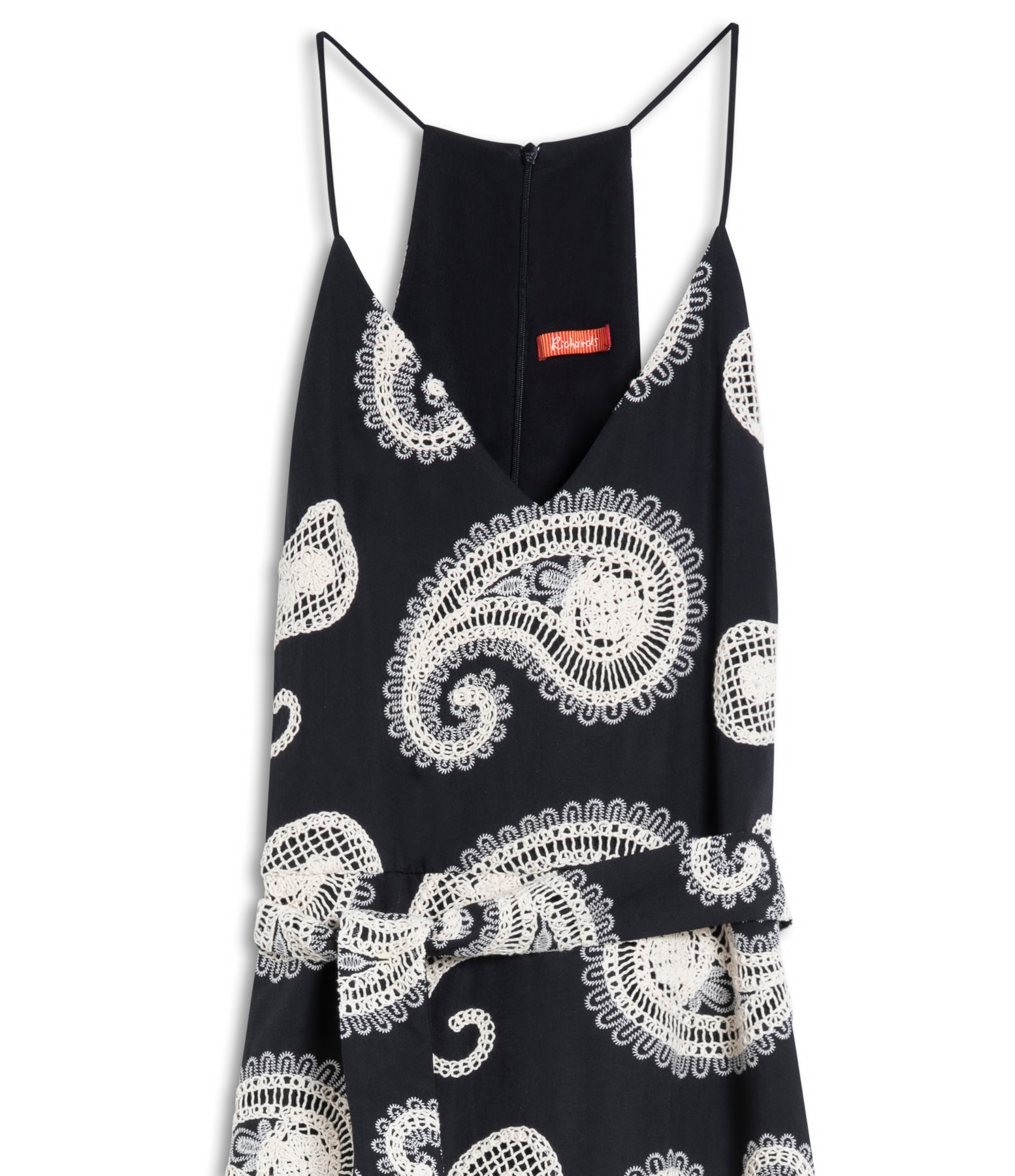 Vestido Trindade Bordado Preto