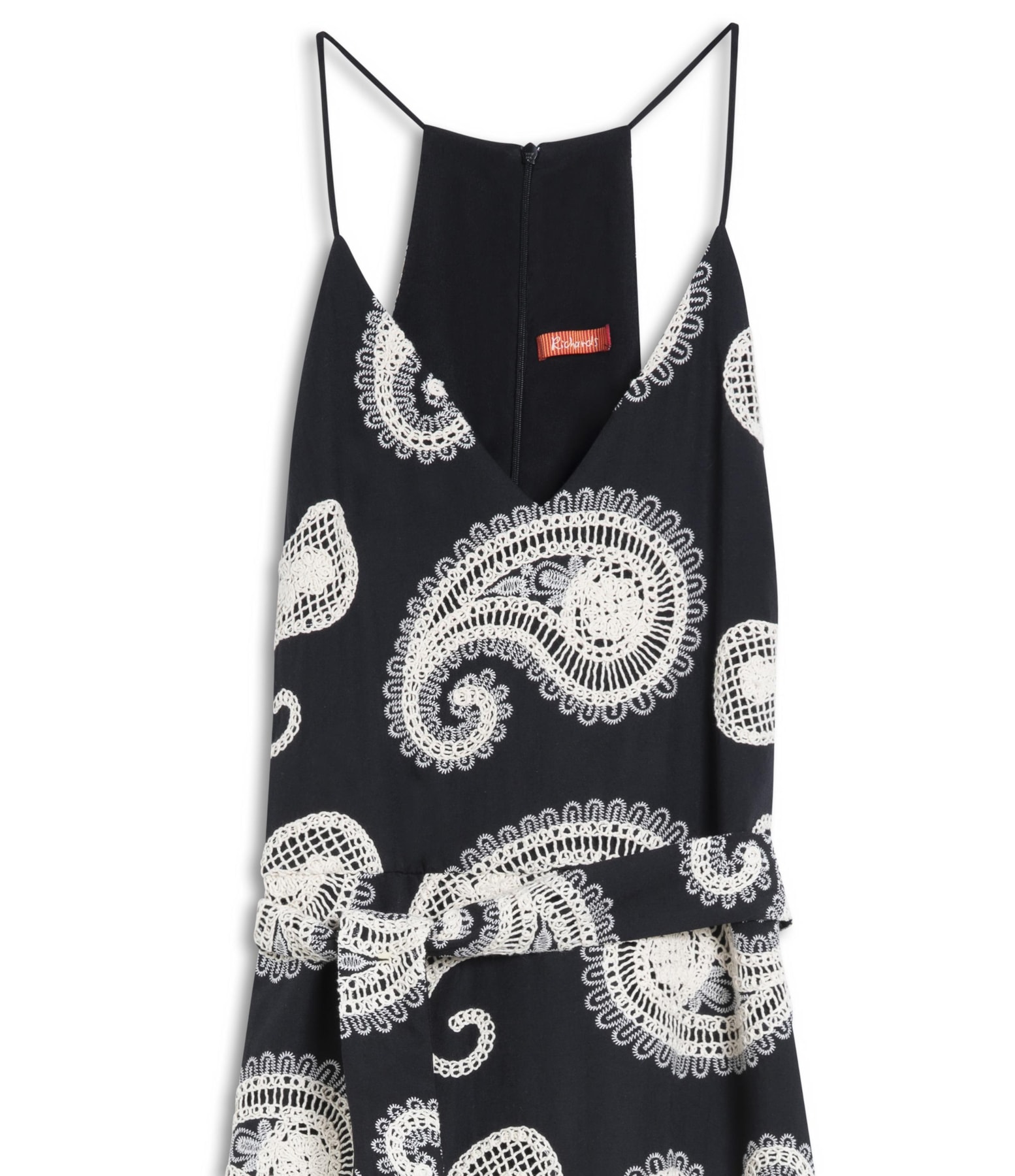 Vestido Trindade Bordado Preto