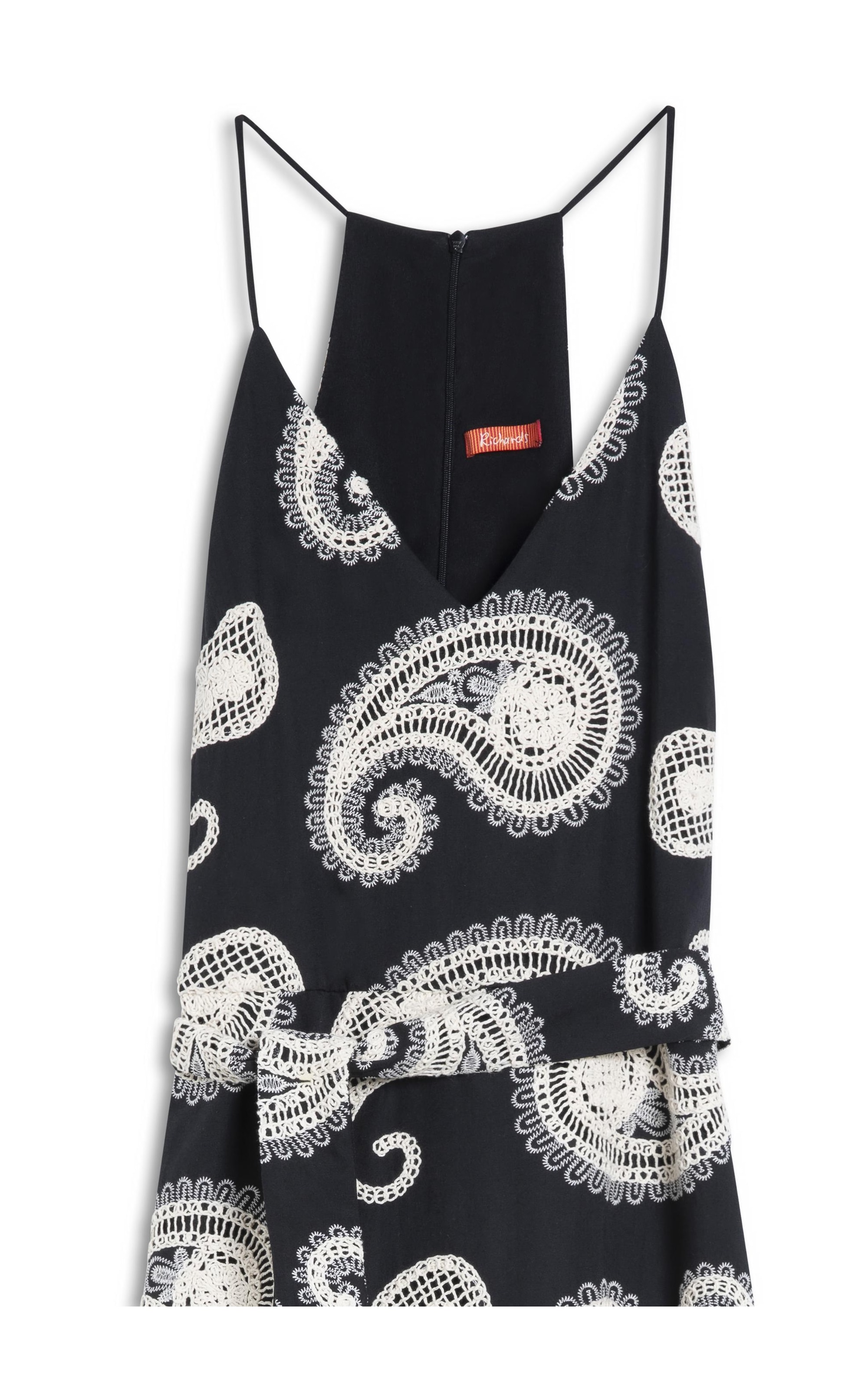 Vestido Trindade Bordado Preto