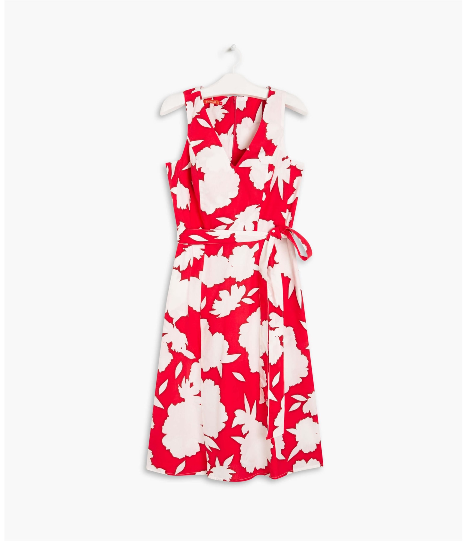 Vestido Vero Alg Est Daisy Polaroid Vermelho