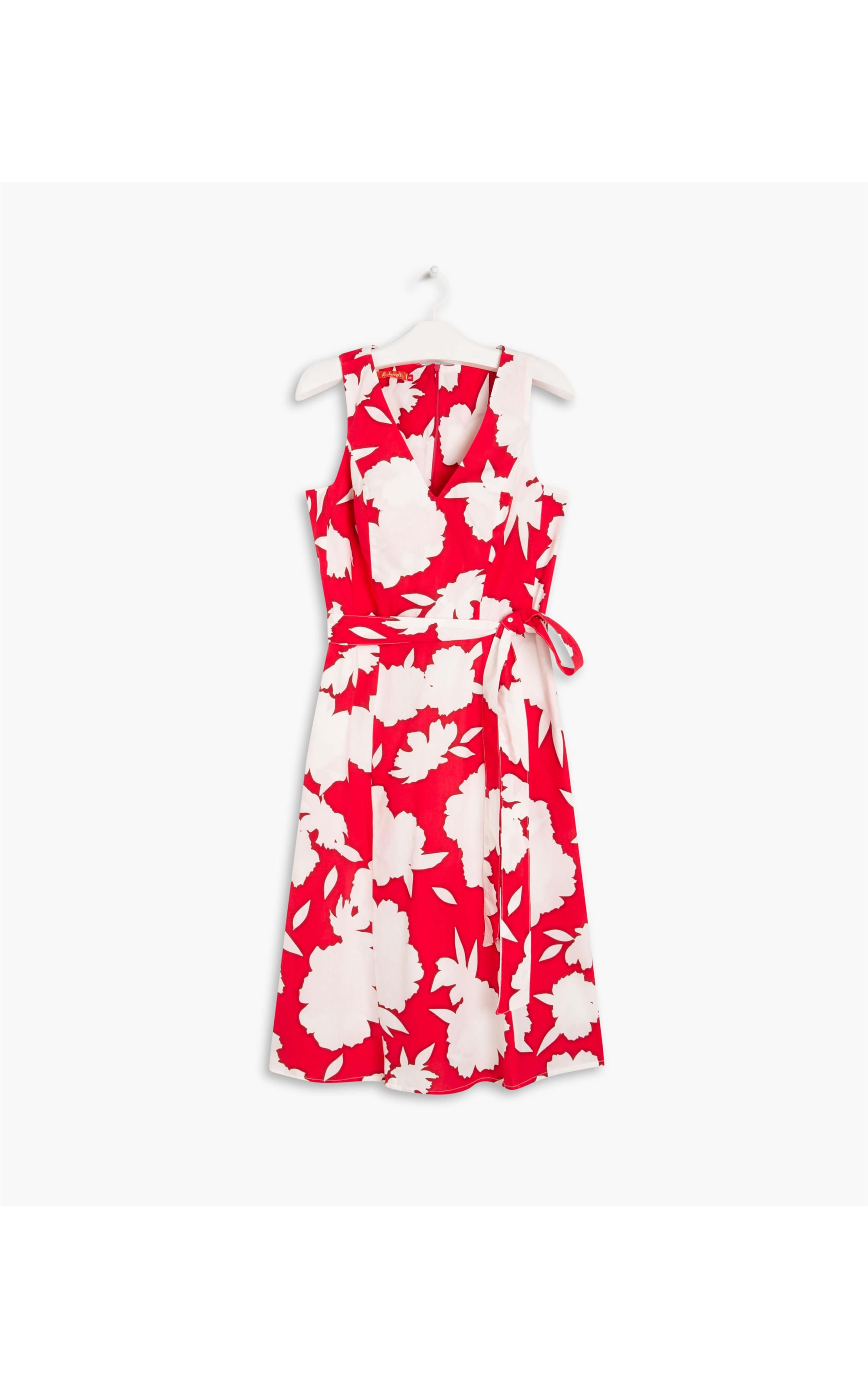 Vestido Vero Alg Est Daisy Polaroid Vermelho