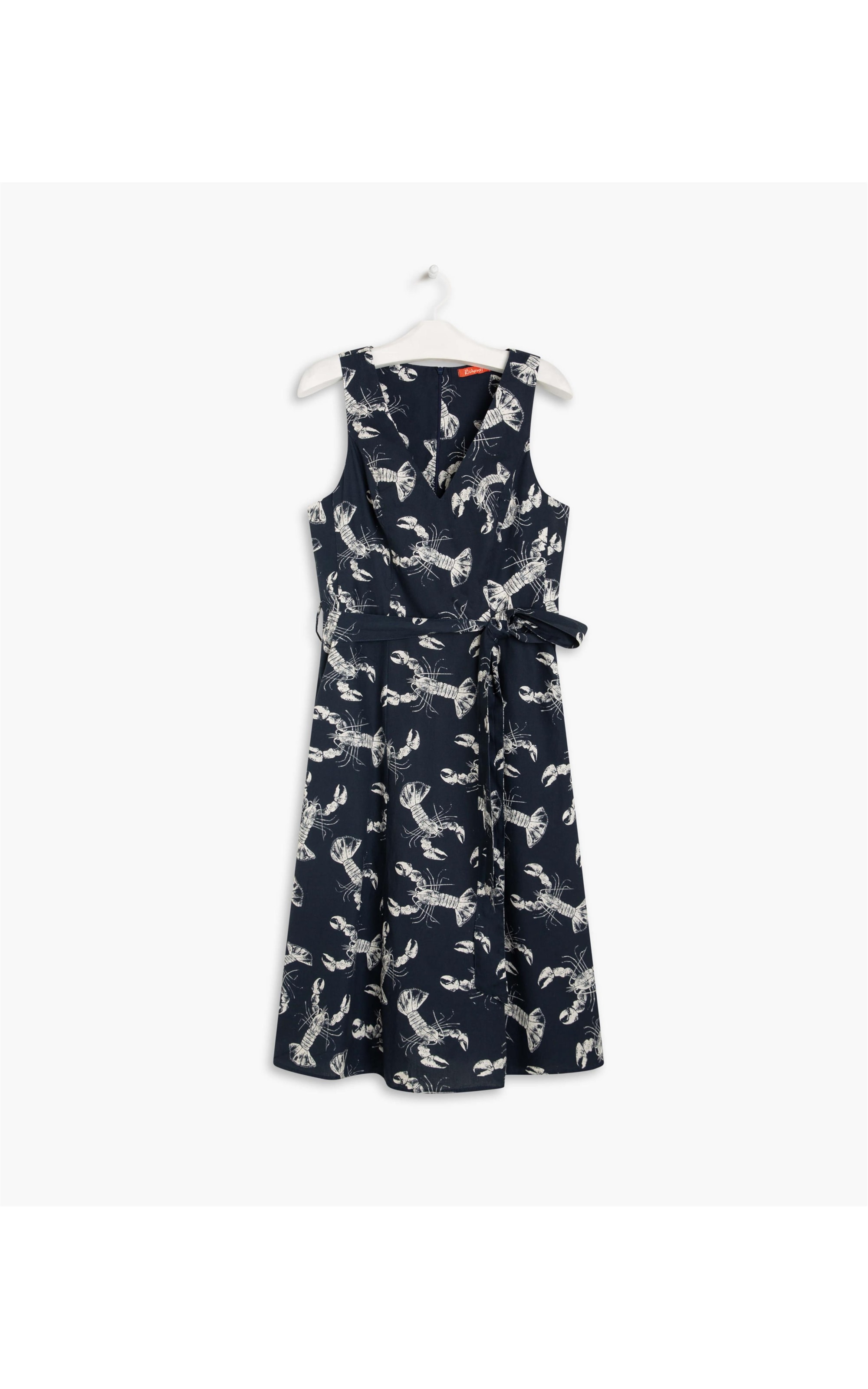 Vestido Vero Algodão Est Lobster Dark Navy