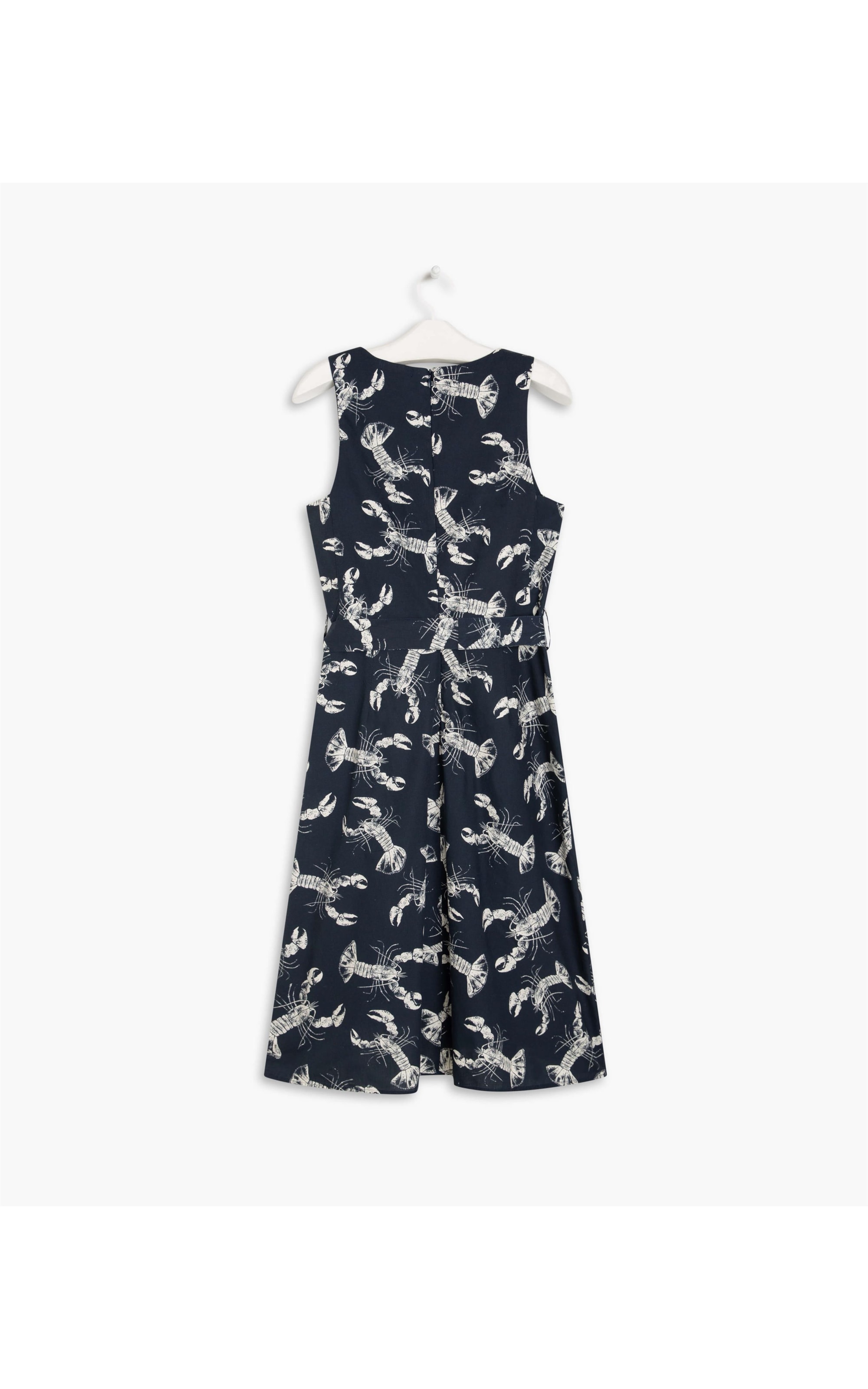 Vestido Vero Algodão Est Lobster Dark Navy
