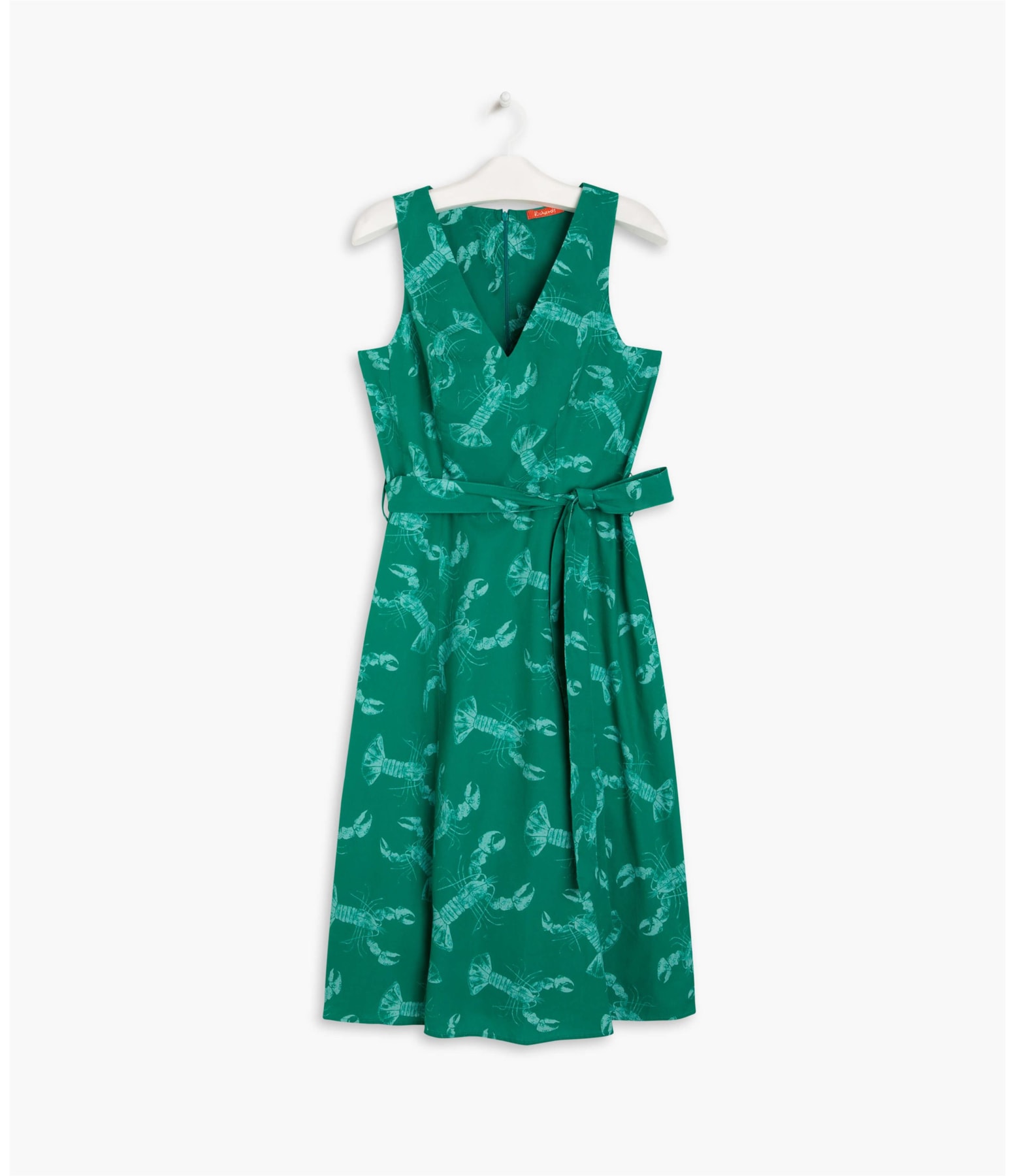 Vestido Vero Algodão Est Lobster Verde Claro