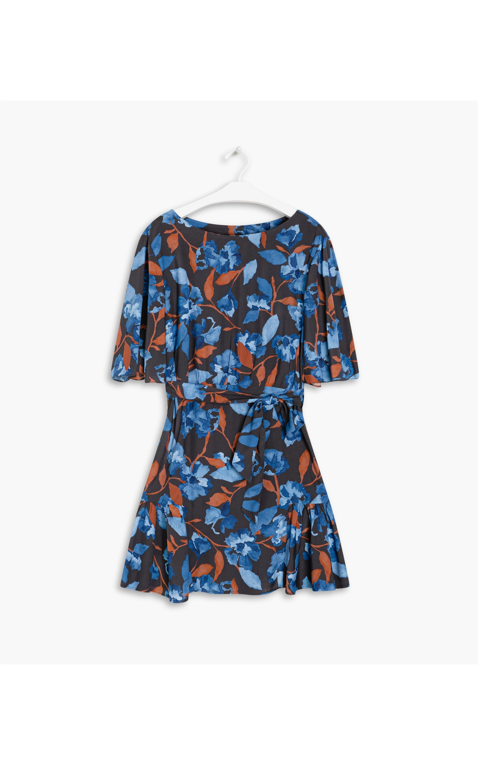 Vestido Vita Viscose Est Bach Charcoal