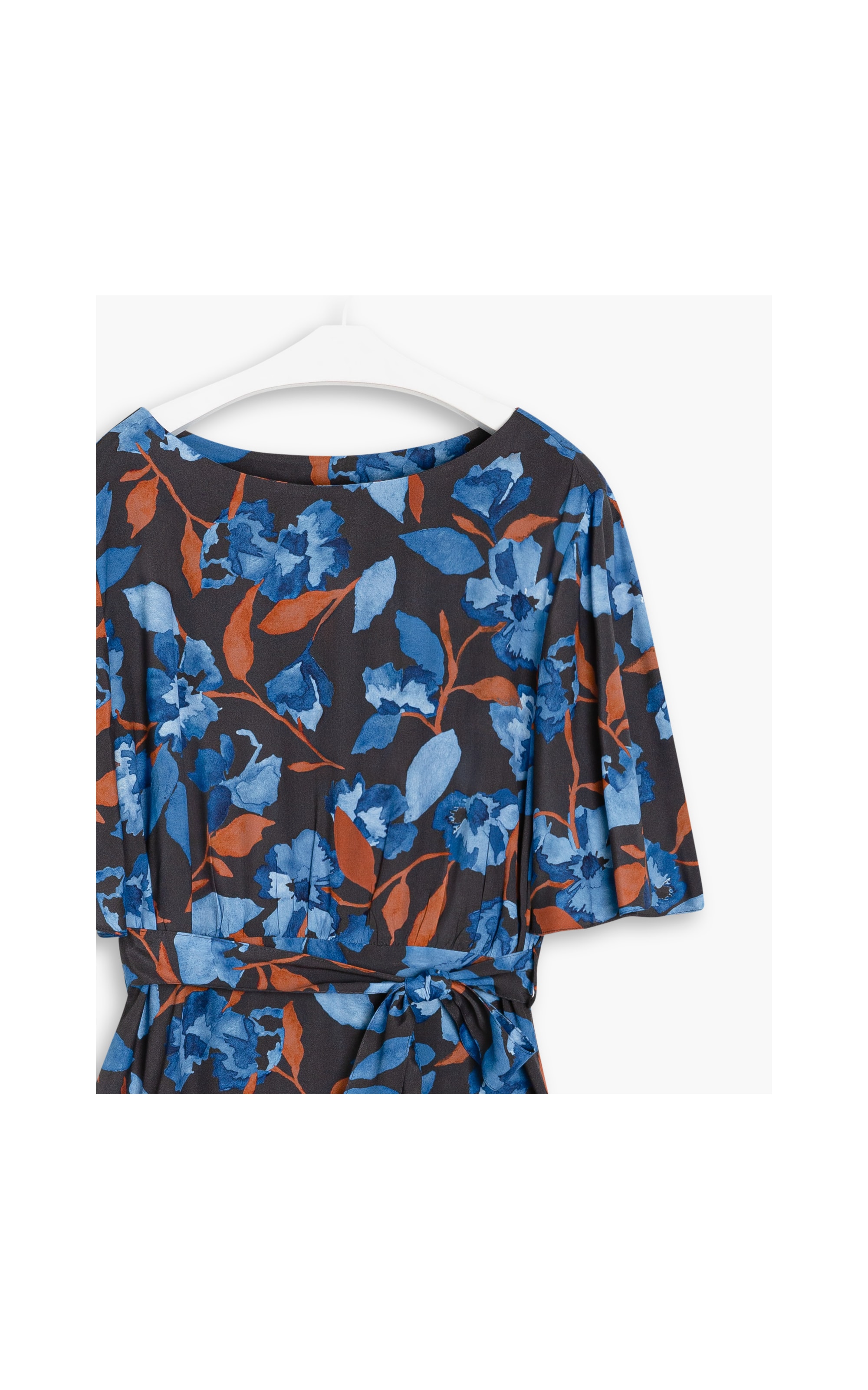 Vestido Vita Viscose Est Bach Charcoal