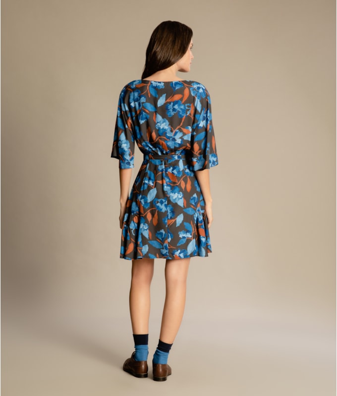 Vestido Vita Viscose Est Bach Charcoal