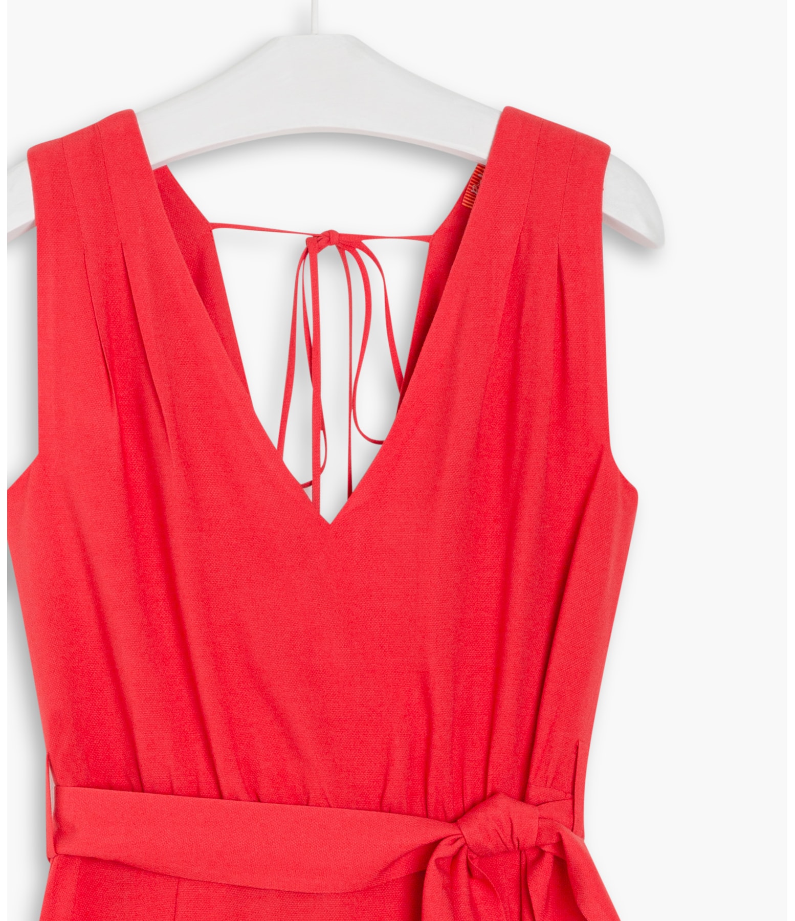 Vestido Wendy Viscose Liso Vermelho